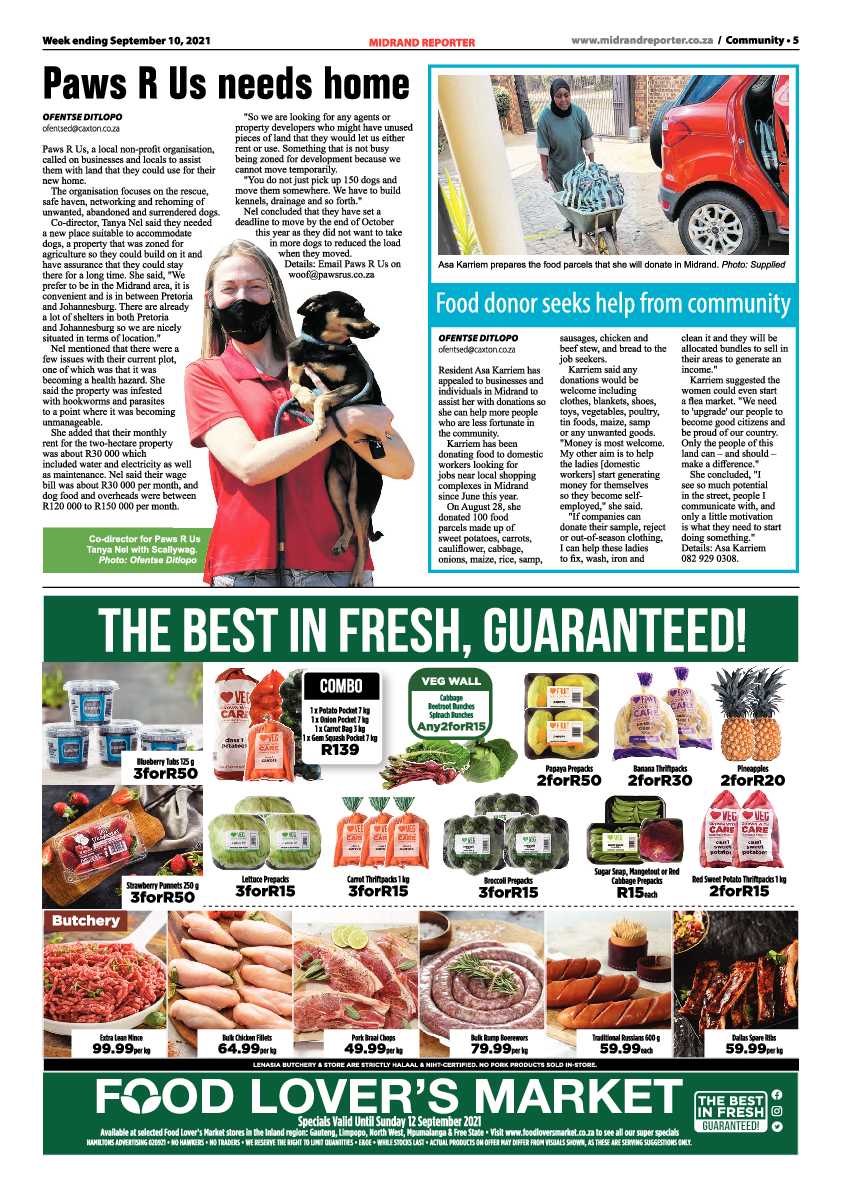 Midrand Reporter 10 September 2021 page 5