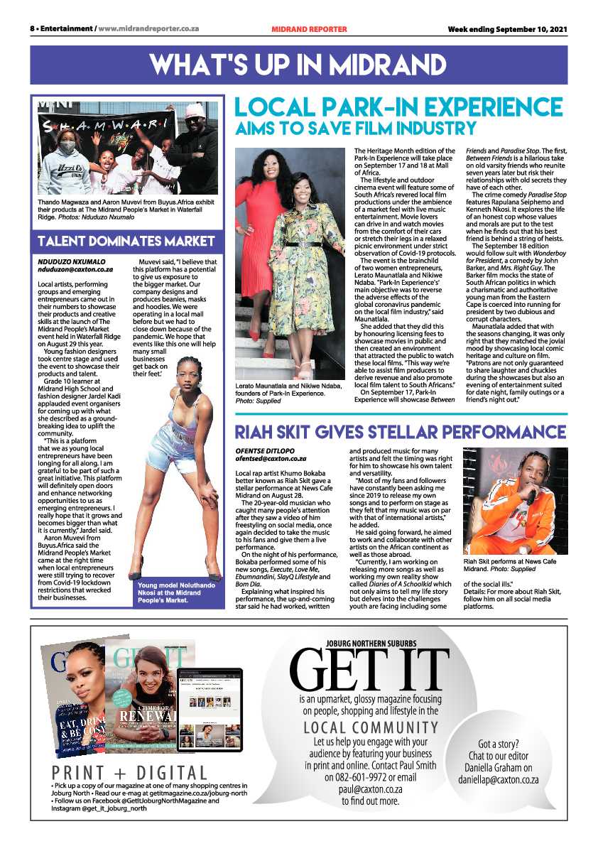 Midrand Reporter 10 September 2021 page 8