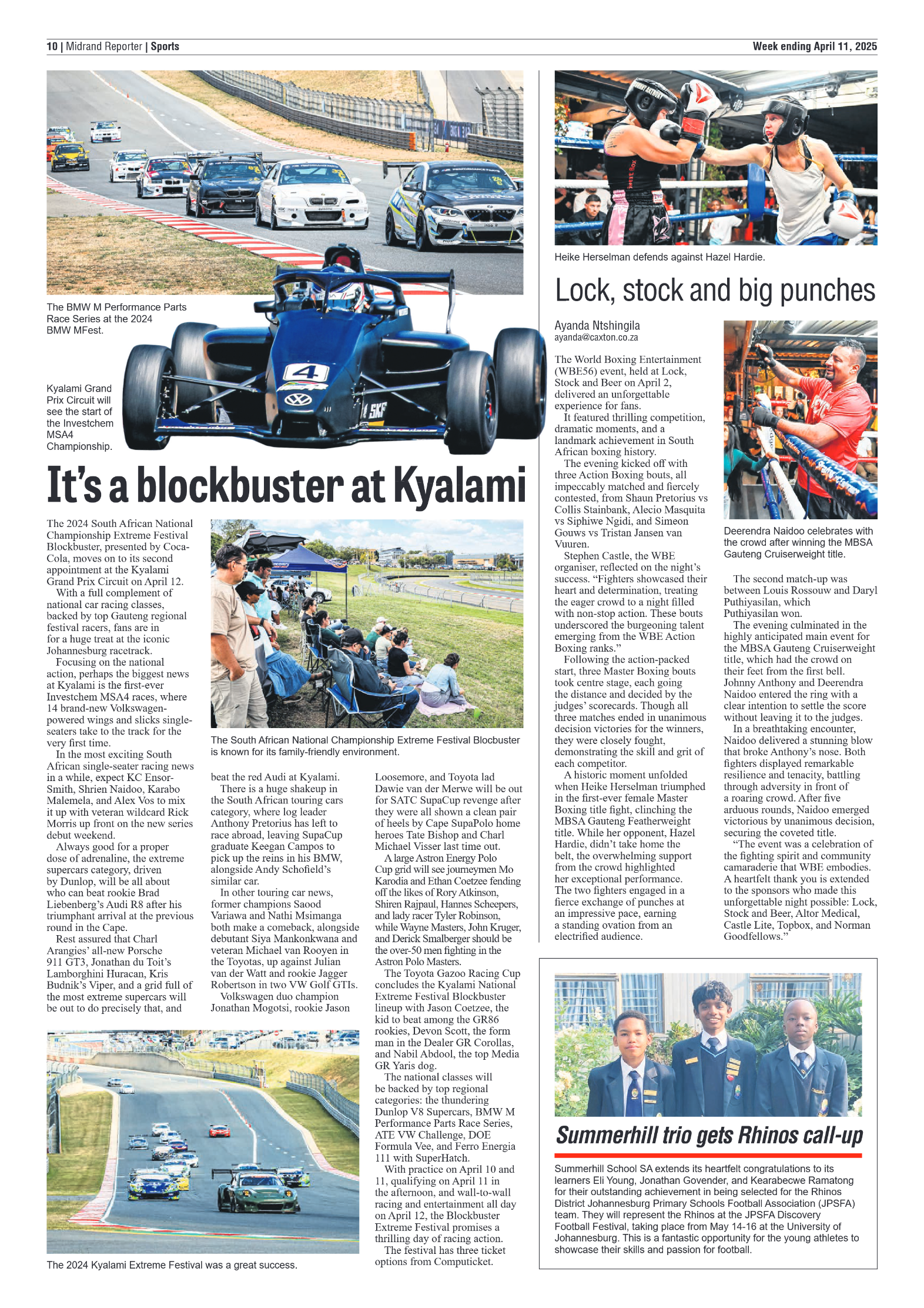Midrand Reporter 11 April 2025 page 12