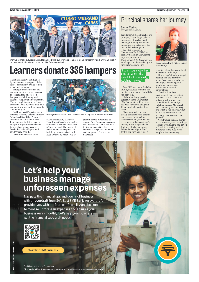 Midrand Reporter 11 August 2023 page 11