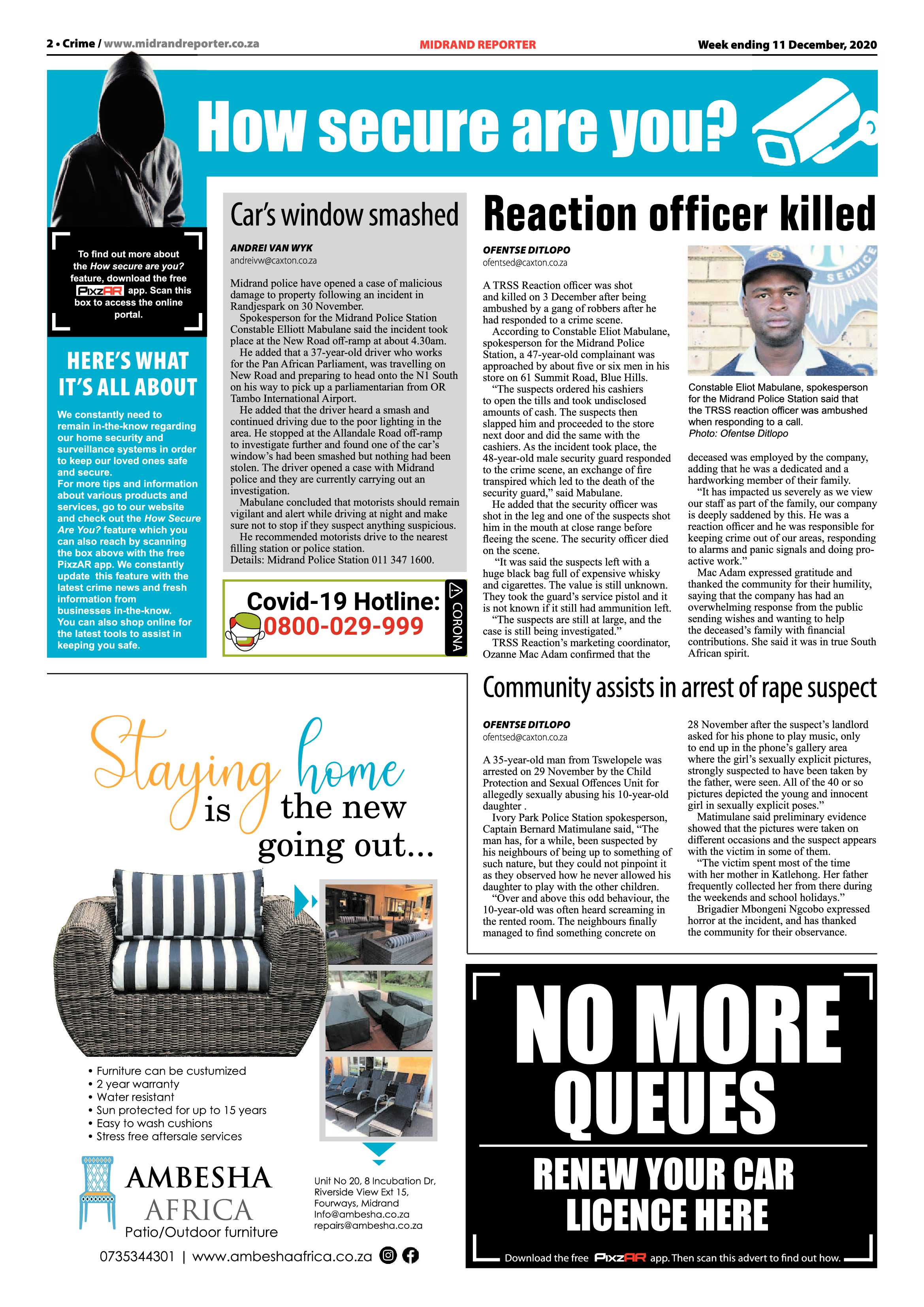 Midrand Reporter 11 December 2020 page 2