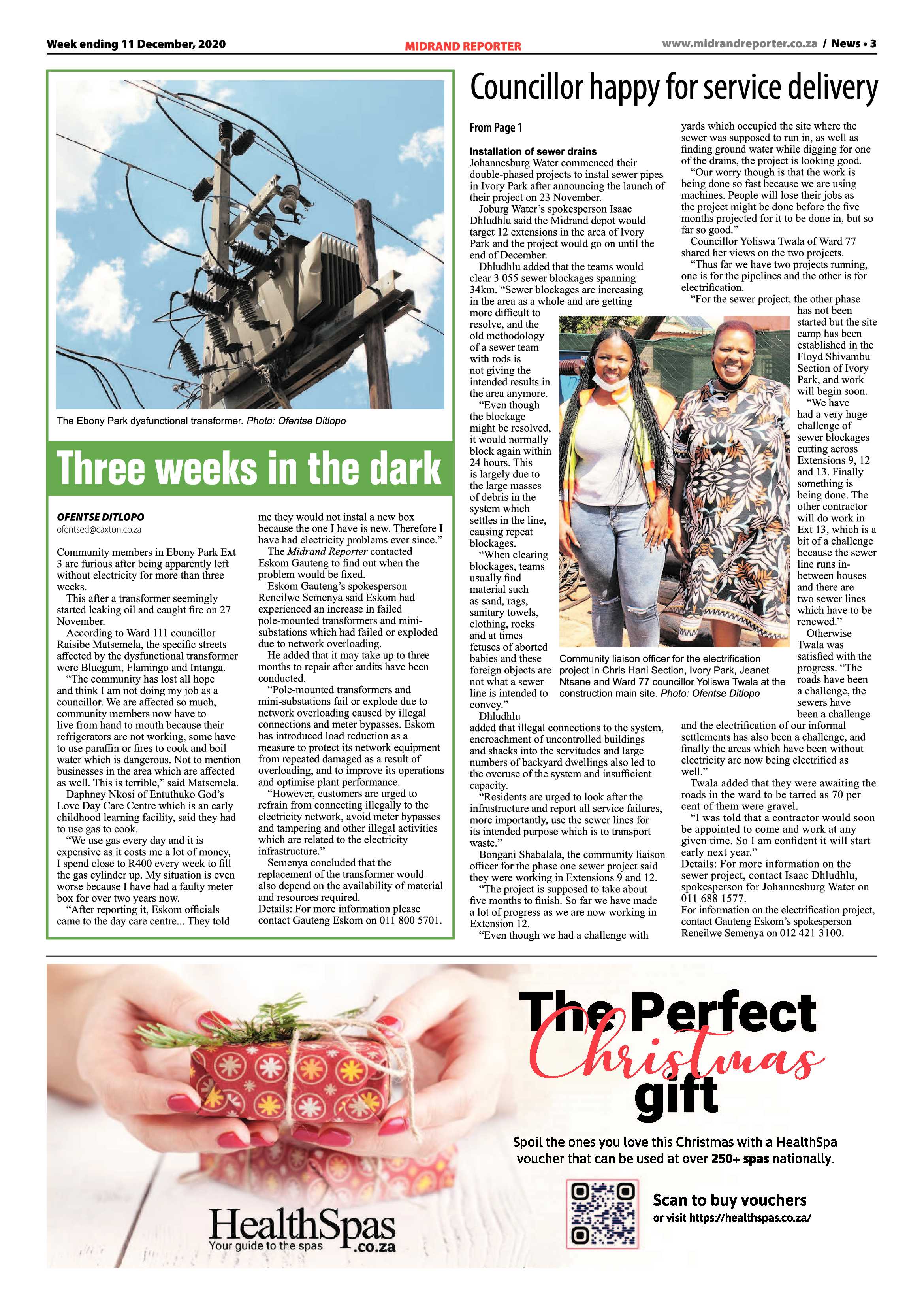 Midrand Reporter 11 December 2020 page 3