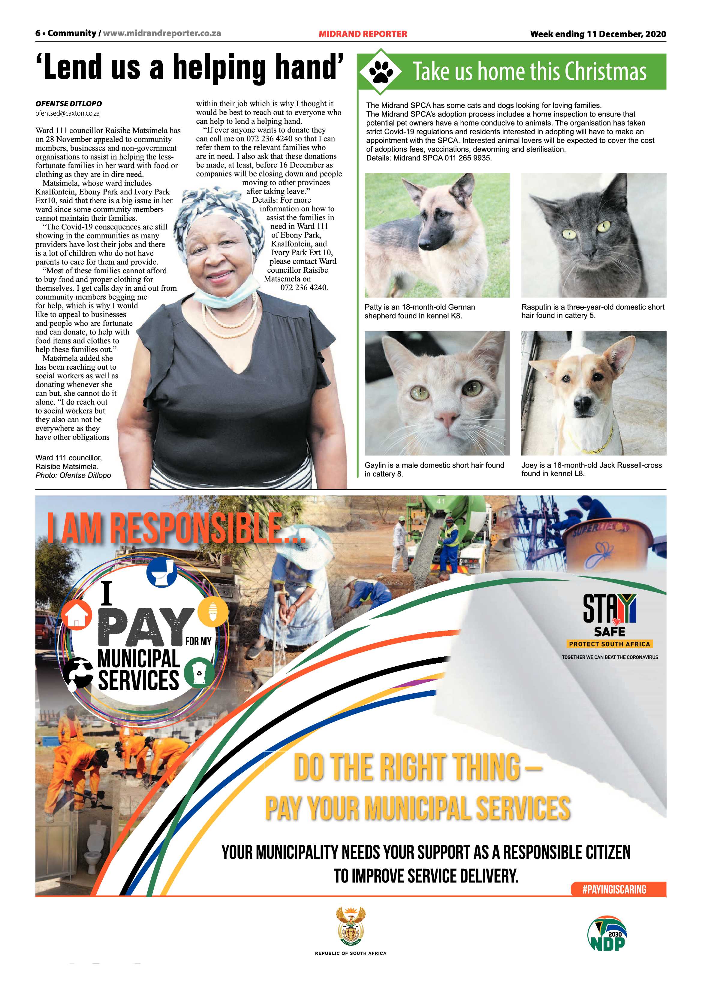 Midrand Reporter 11 December 2020 page 6