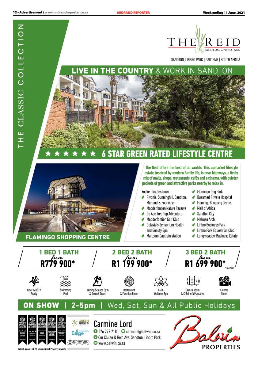 Midrand Reporter 11 June 2021 page 12