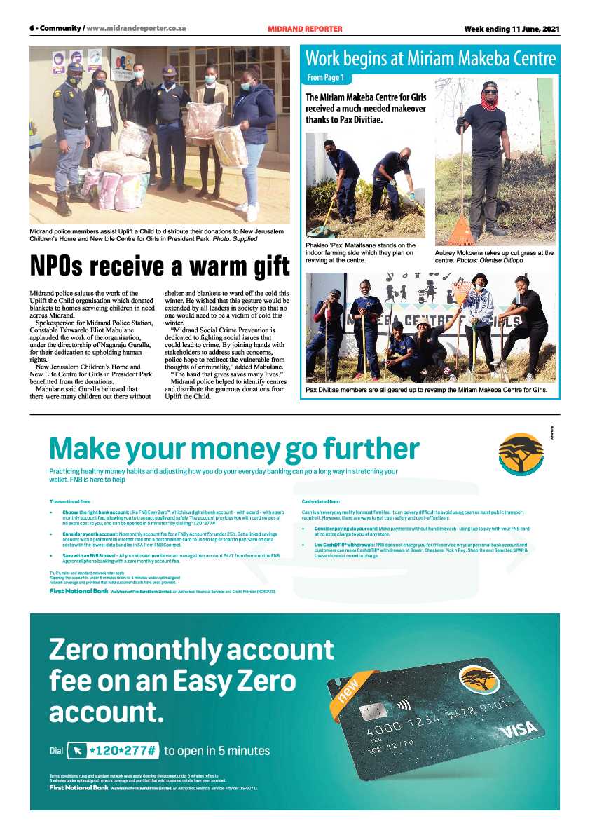 Midrand Reporter 11 June 2021 page 6