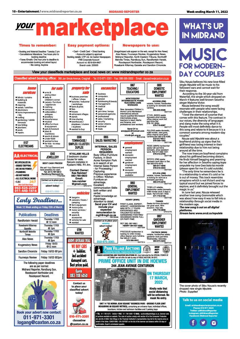 Midrand Reporter 11 March 2022 page 10