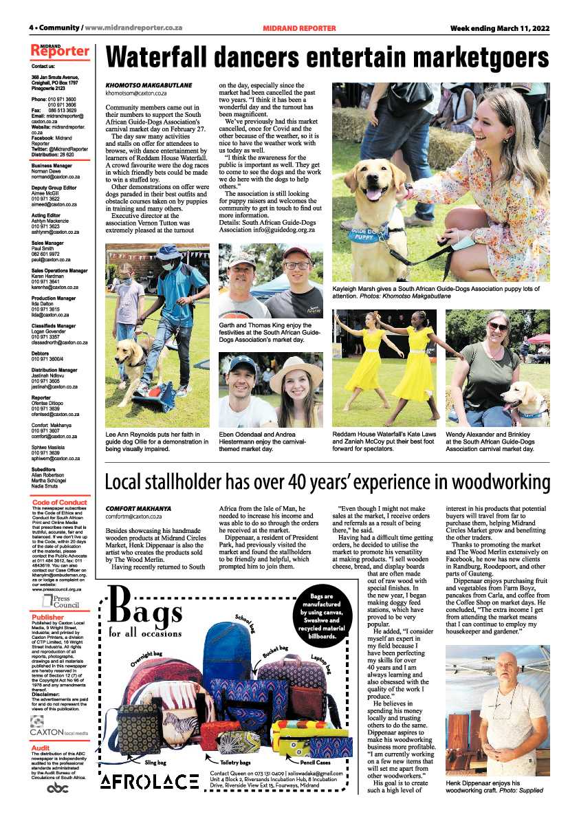 Midrand Reporter 11 March 2022 page 4