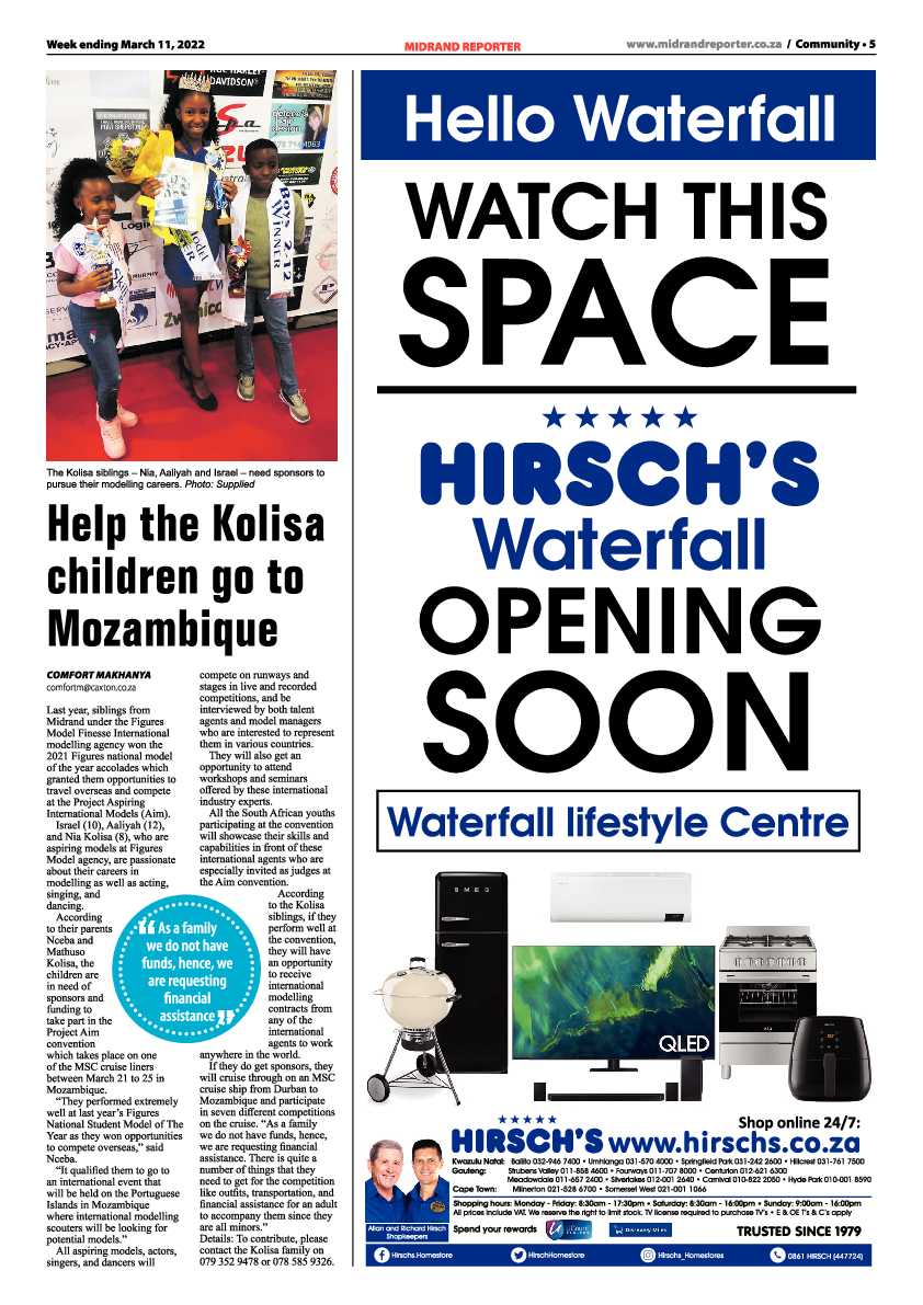 Midrand Reporter 11 March 2022 page 5