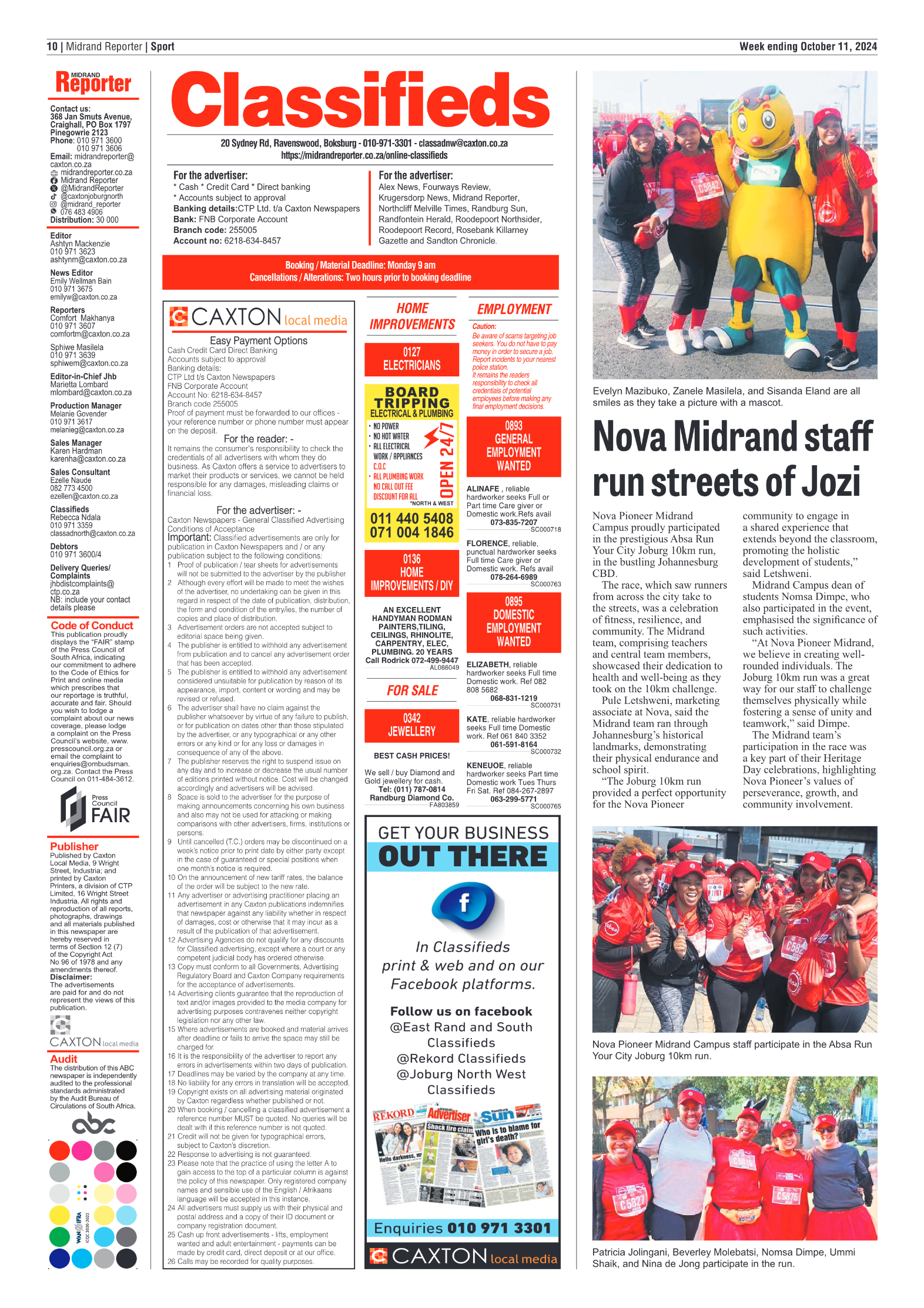 Midrand Reporter 11 October 2024 page 10