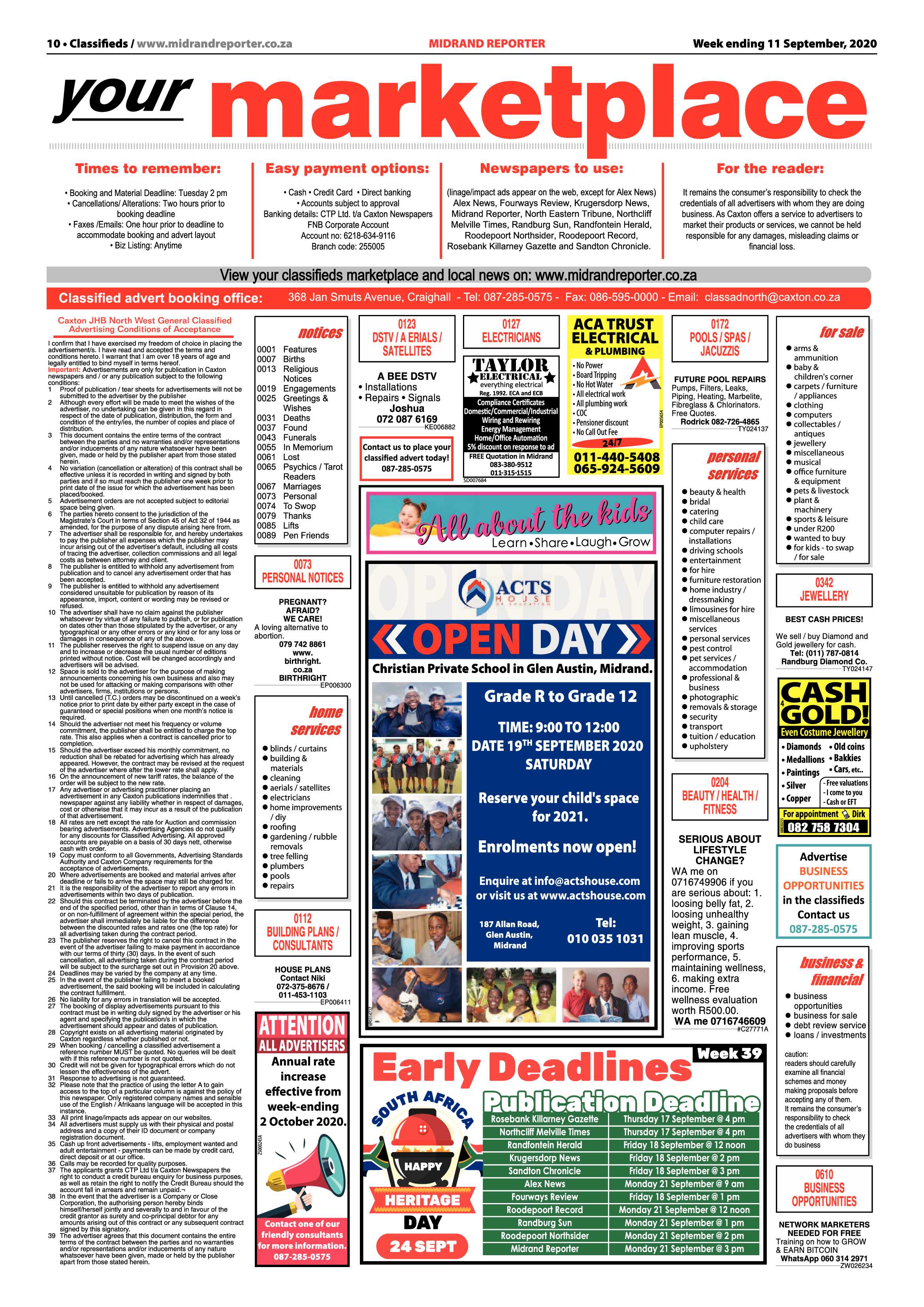 Midrand Reporter 11 September 2020 page 10