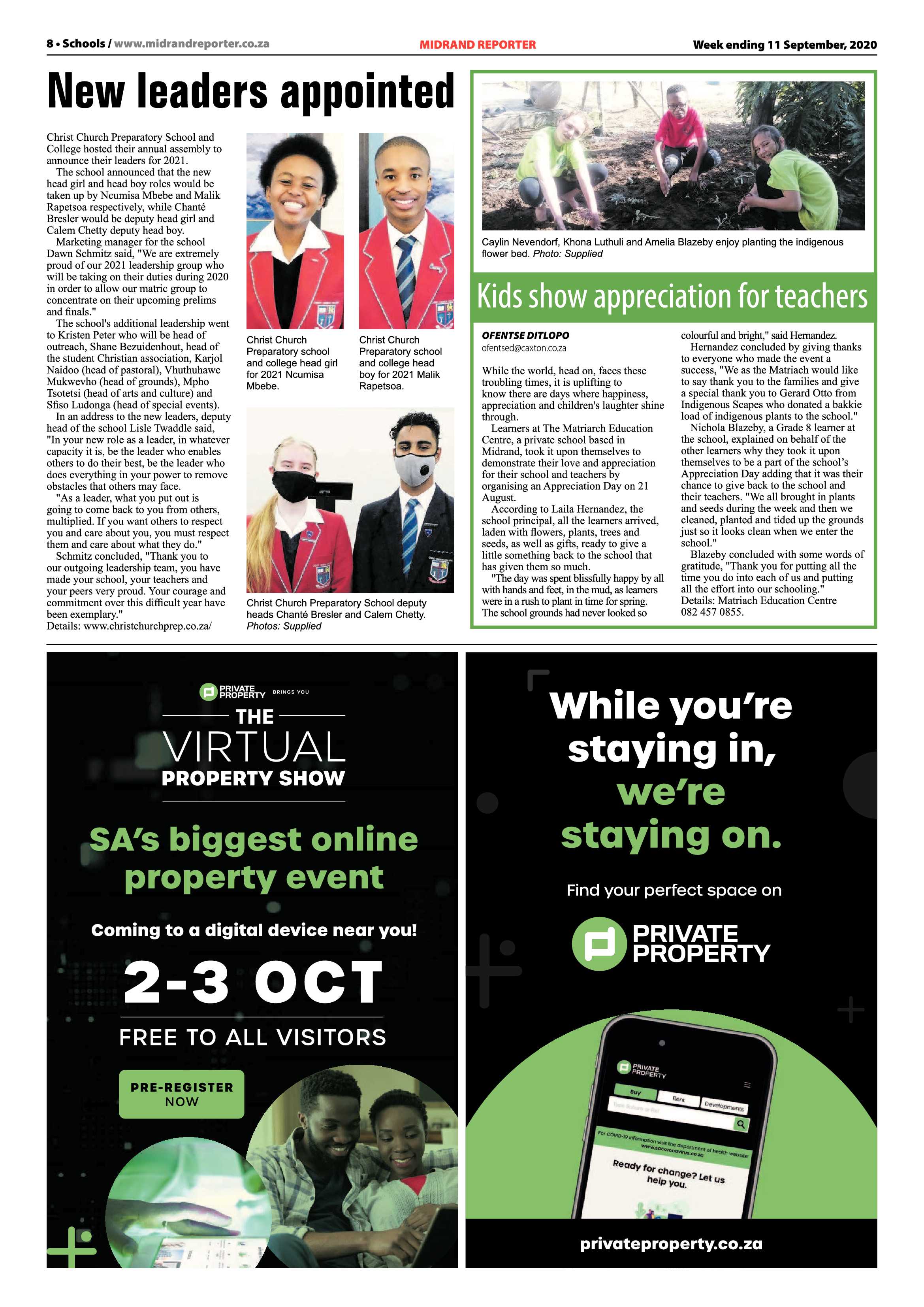 Midrand Reporter 11 September 2020 page 8