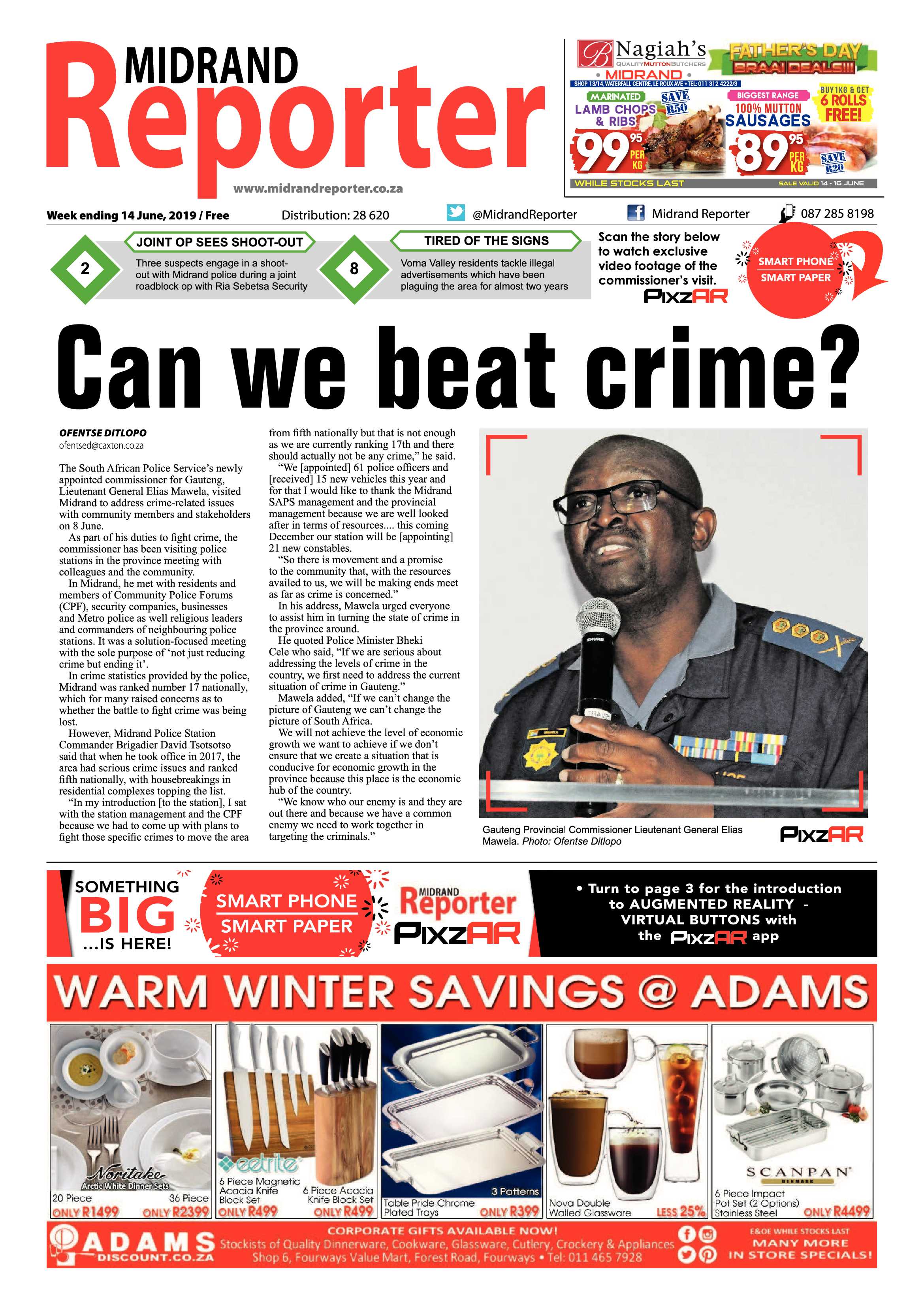 Midrand Reporter 11 June, 2019 page 1