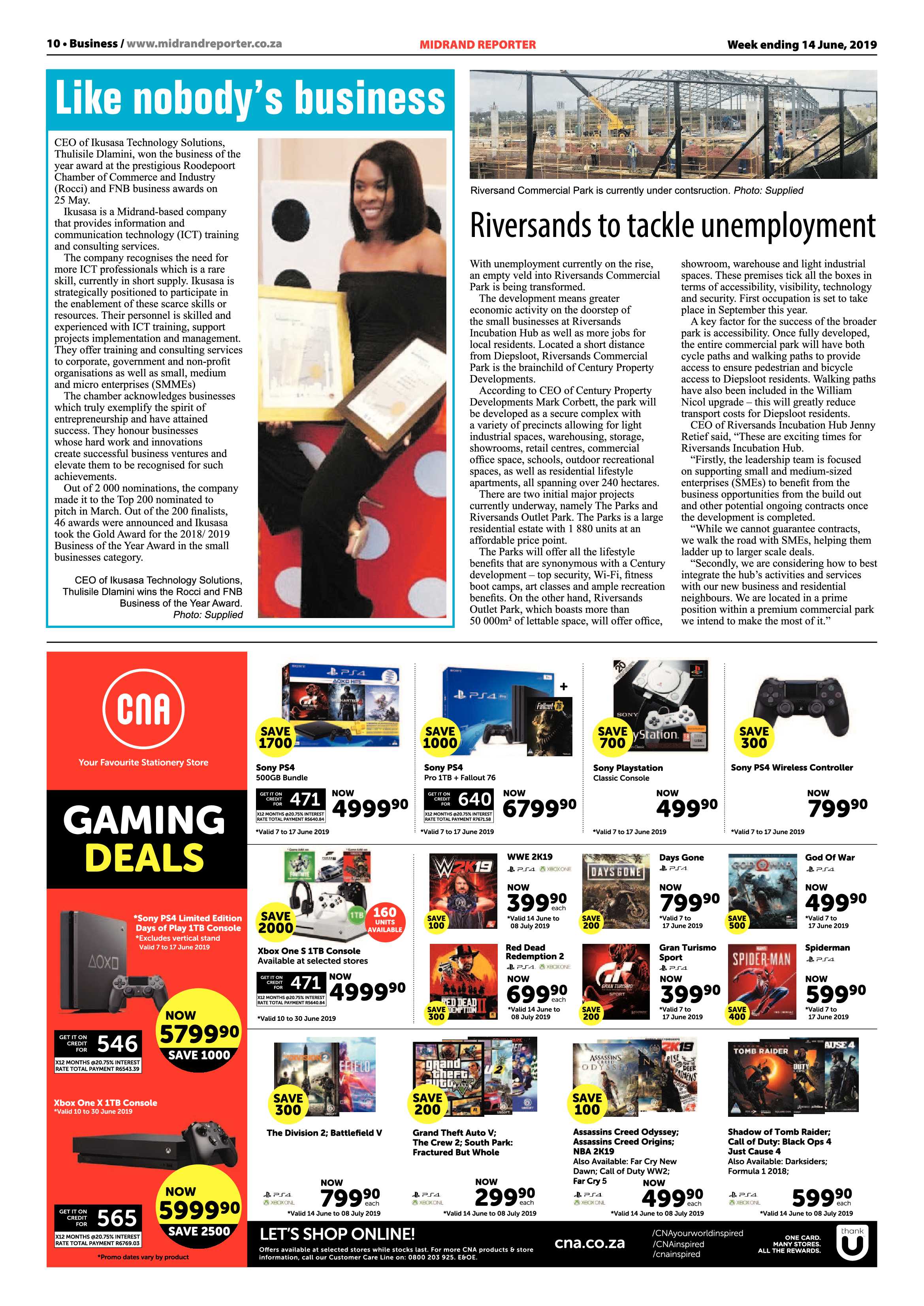 Midrand Reporter 11 June, 2019 page 10