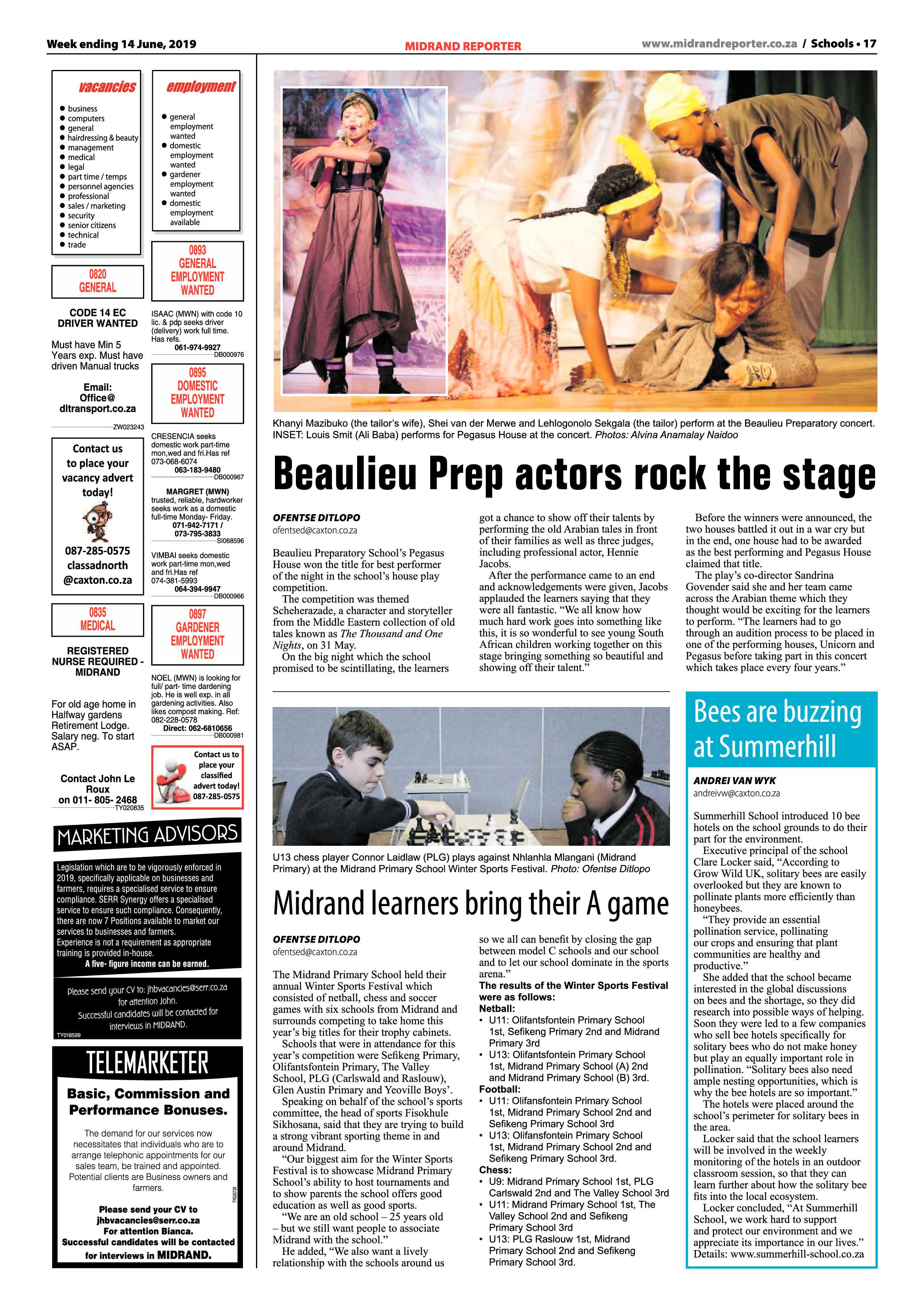 Midrand Reporter 11 June, 2019 page 17