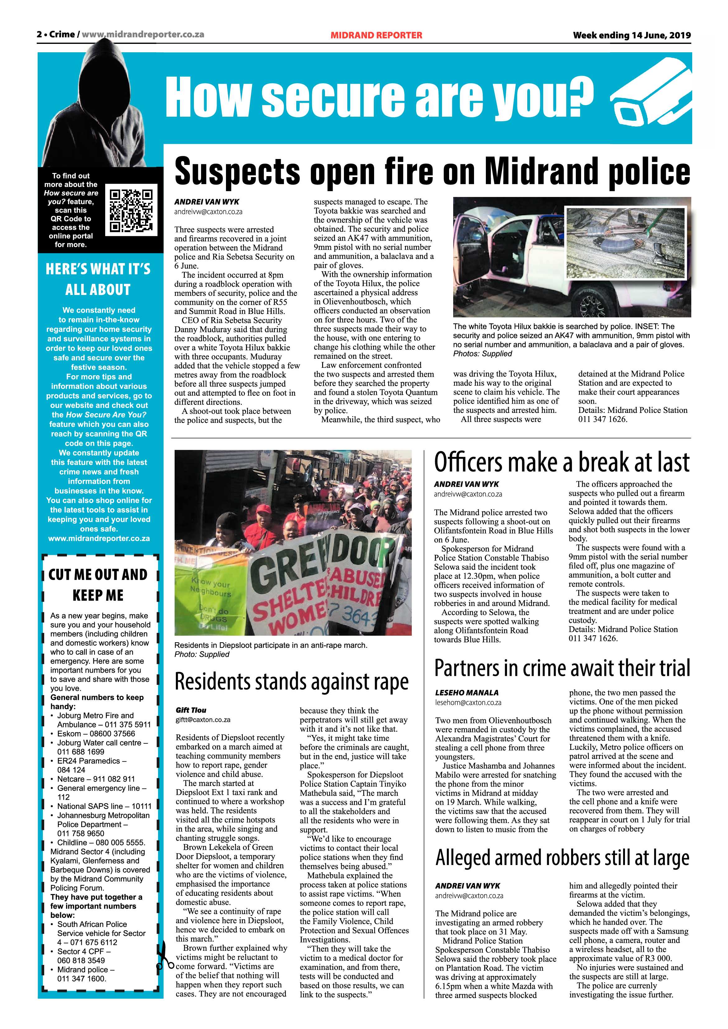 Midrand Reporter 11 June, 2019 page 2