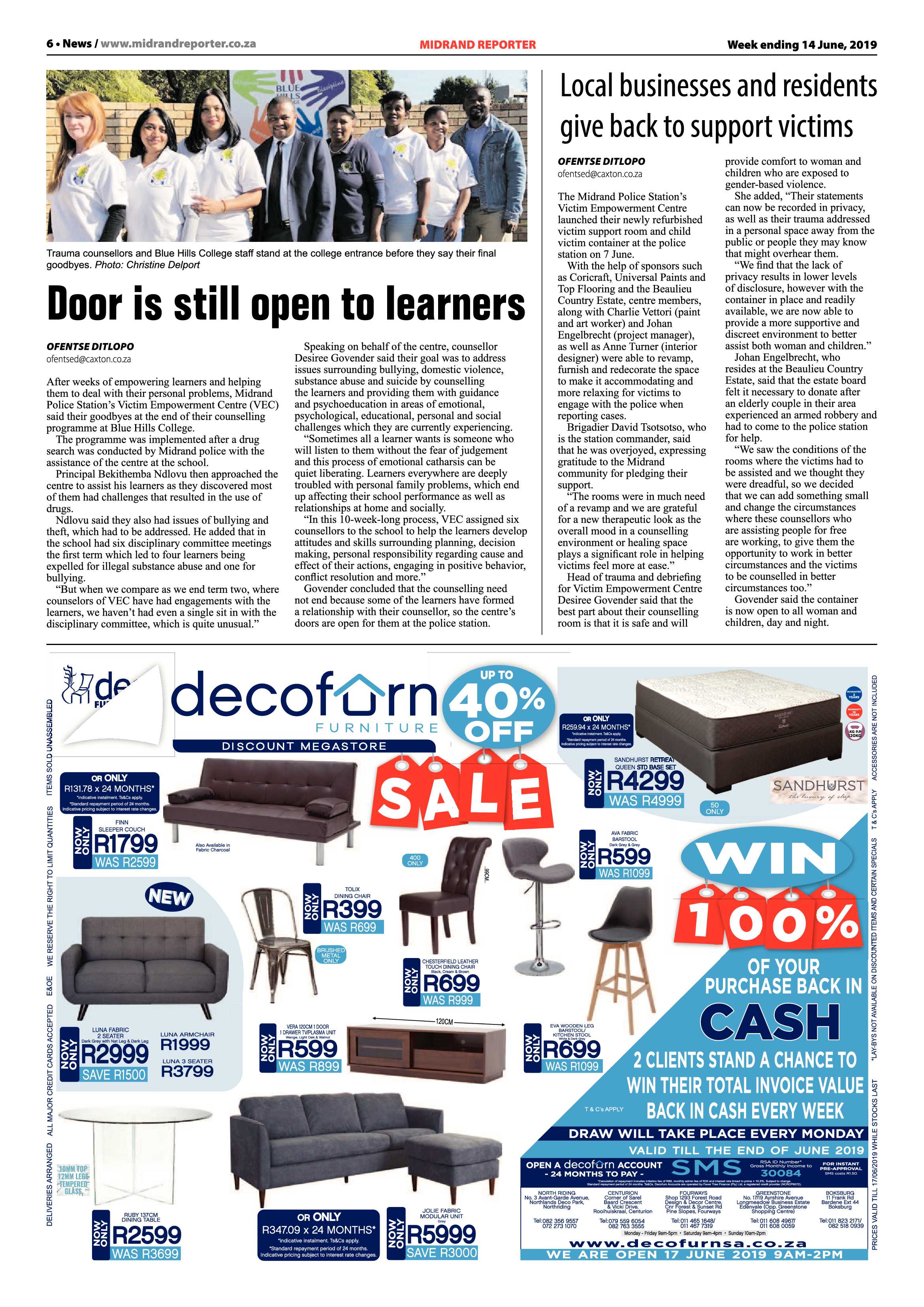 Midrand Reporter 11 June, 2019 page 6
