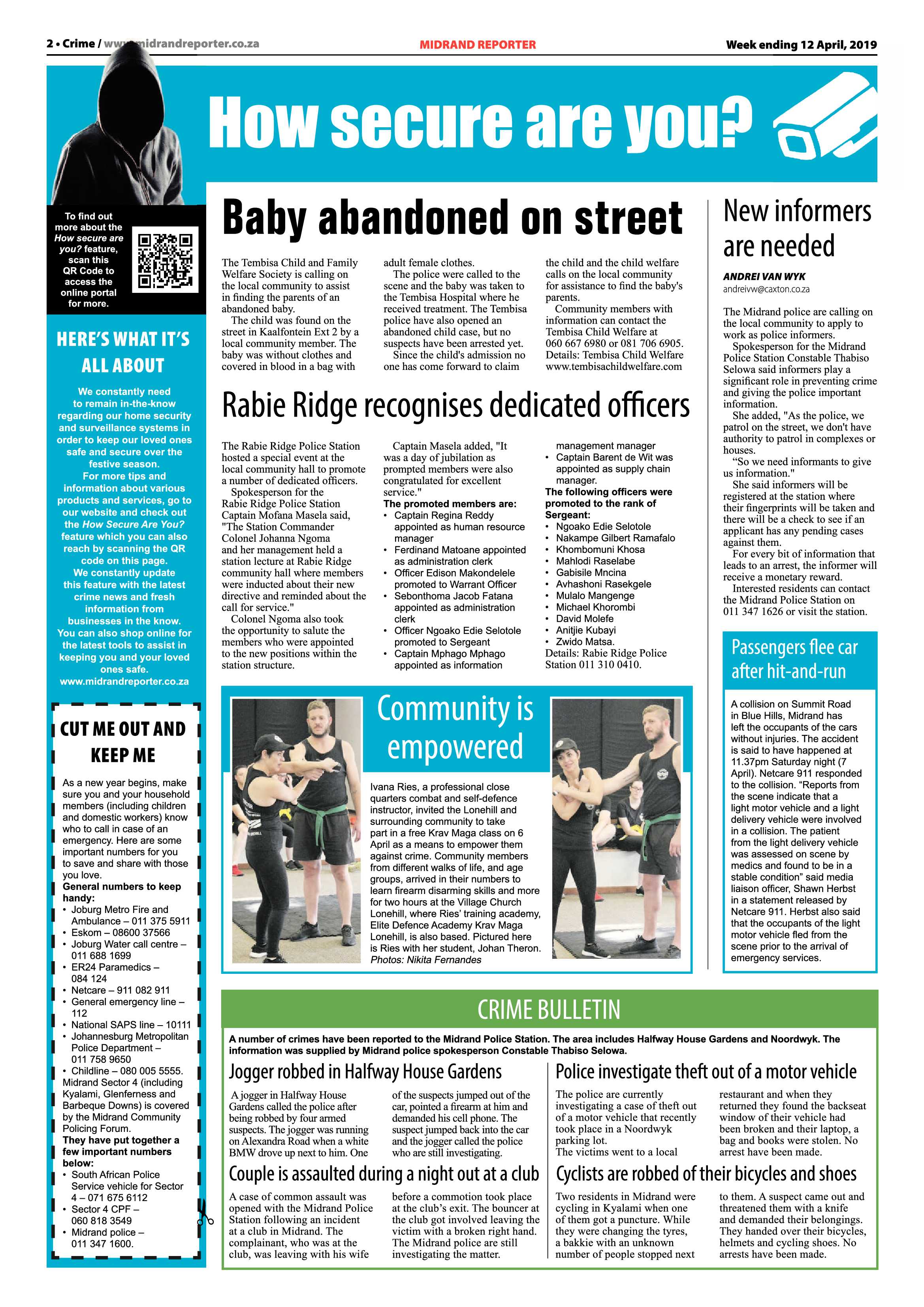 Midrand Reporter 12 April, 2019 page 2