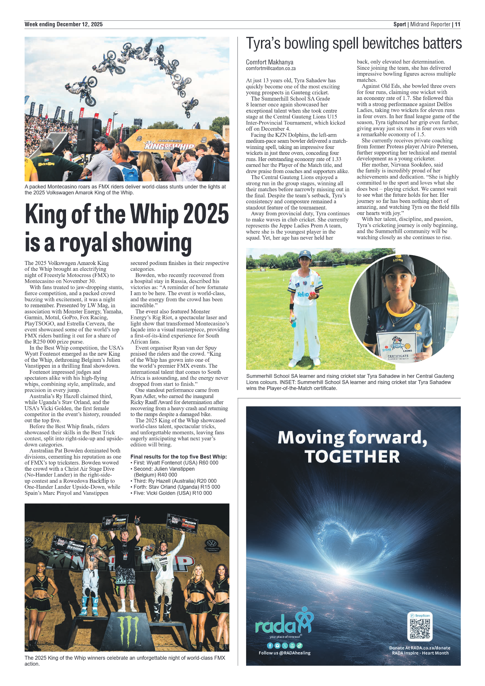 Midrand Reporter 12 December 2025 page 13