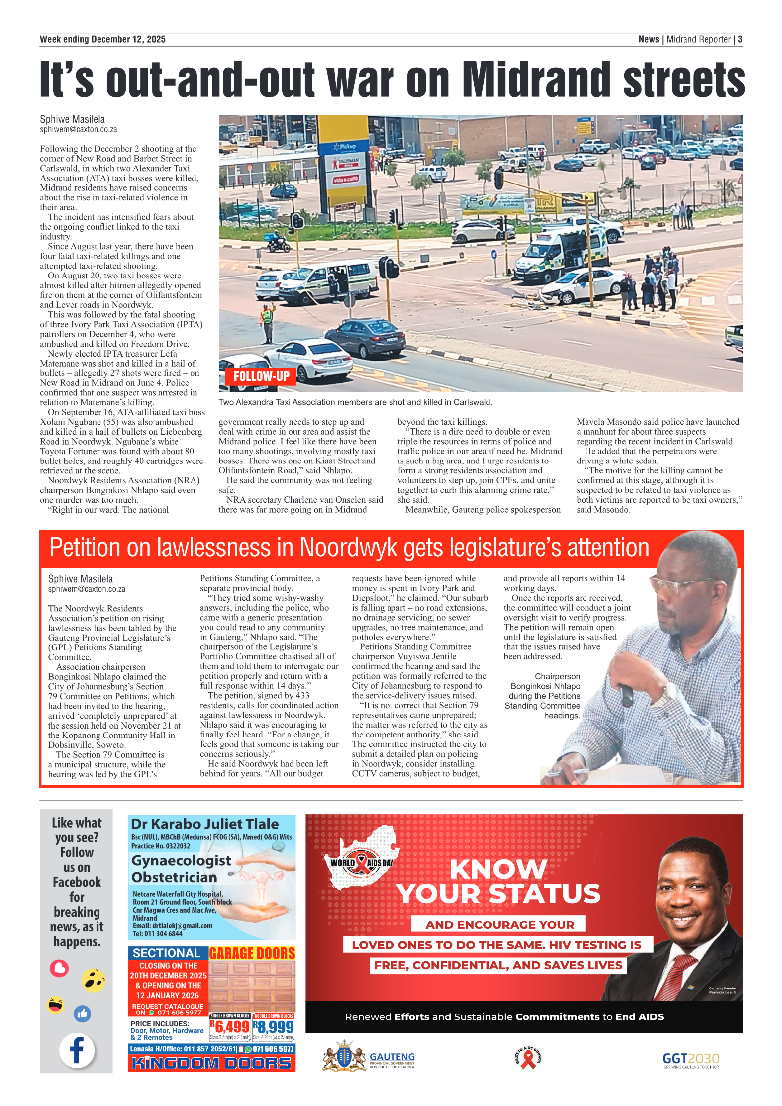 Midrand Reporter 12 December 2025 page 5