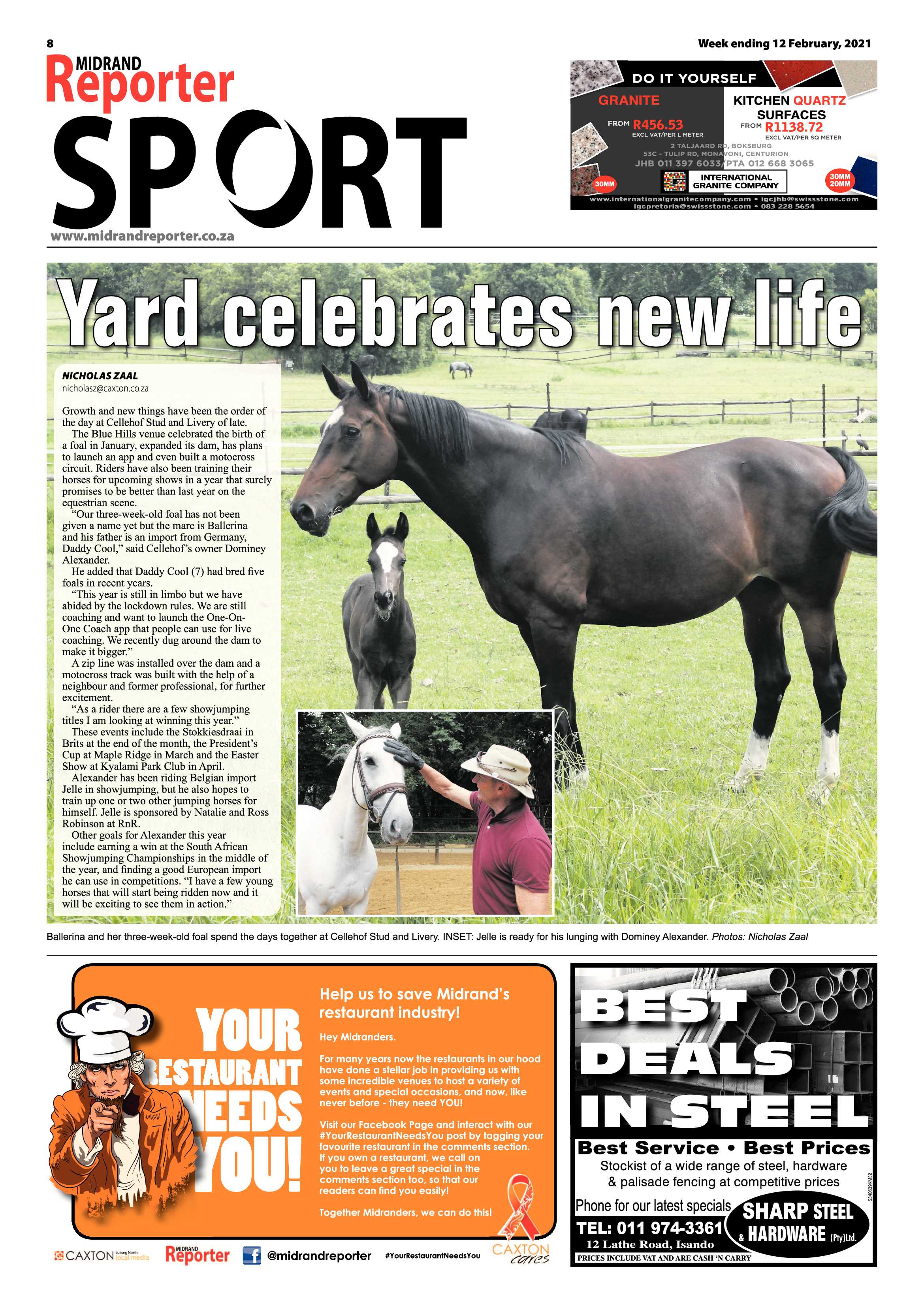 Midrand Reporter 12 February 2021 page 8