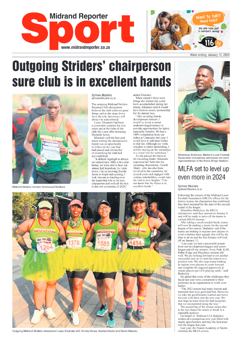 Midrand Reporter 12 January 2024 page 8