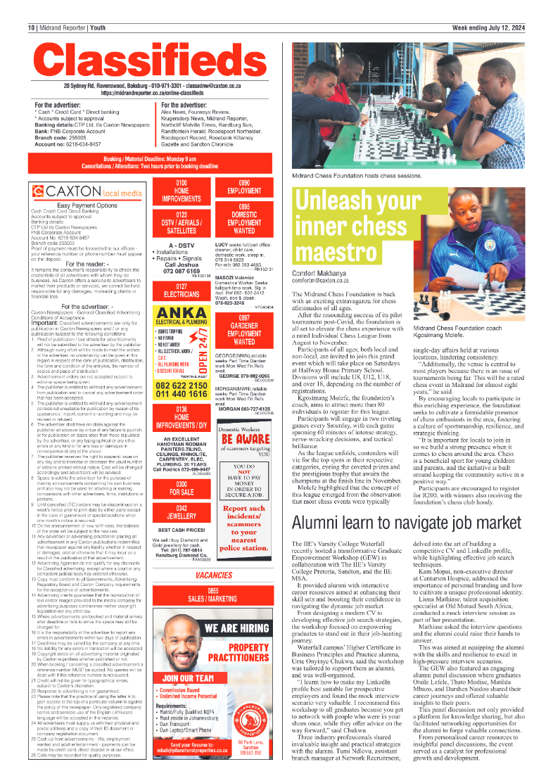 Midrand Reporter 12 July 2024 page 10