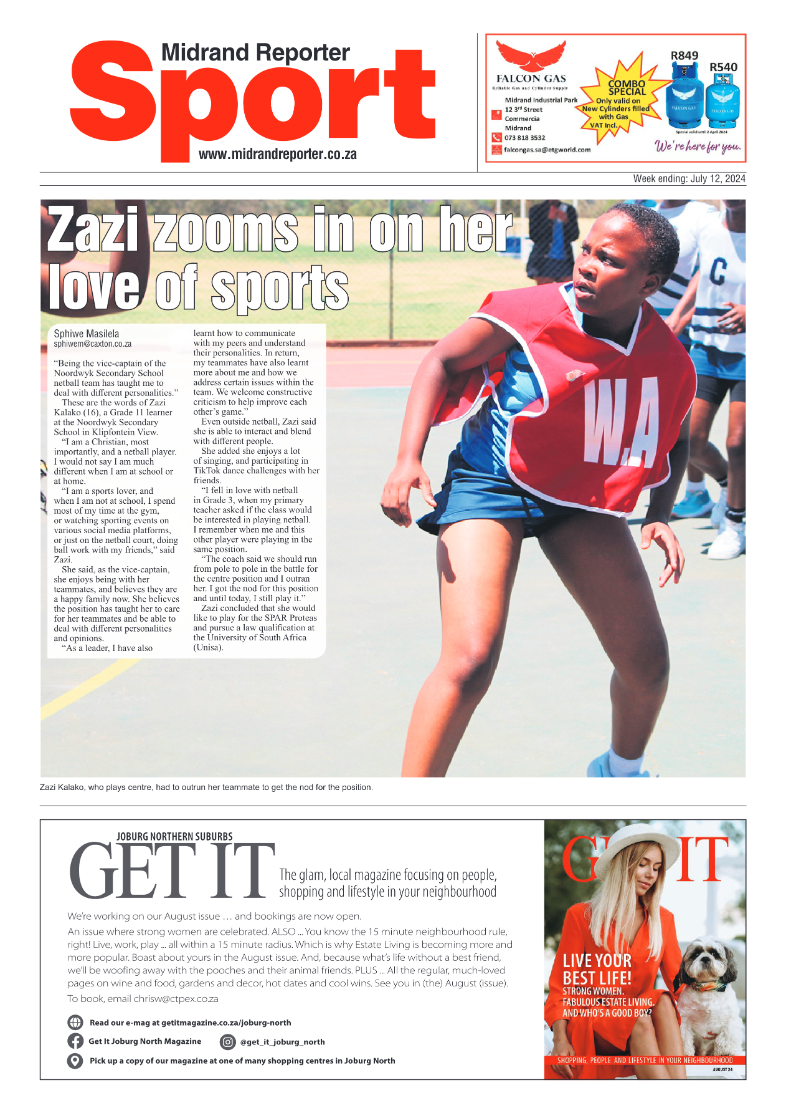Midrand Reporter 12 July 2024 page 12