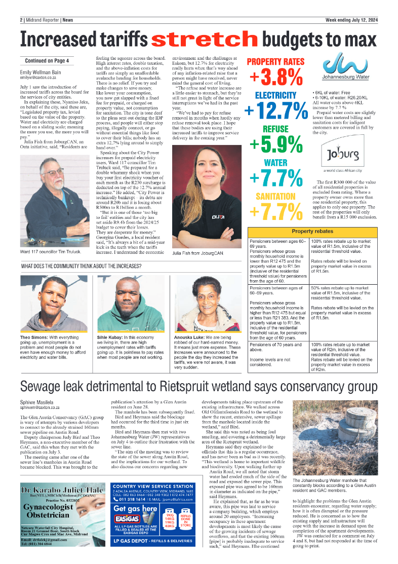Midrand Reporter 12 July 2024 page 2