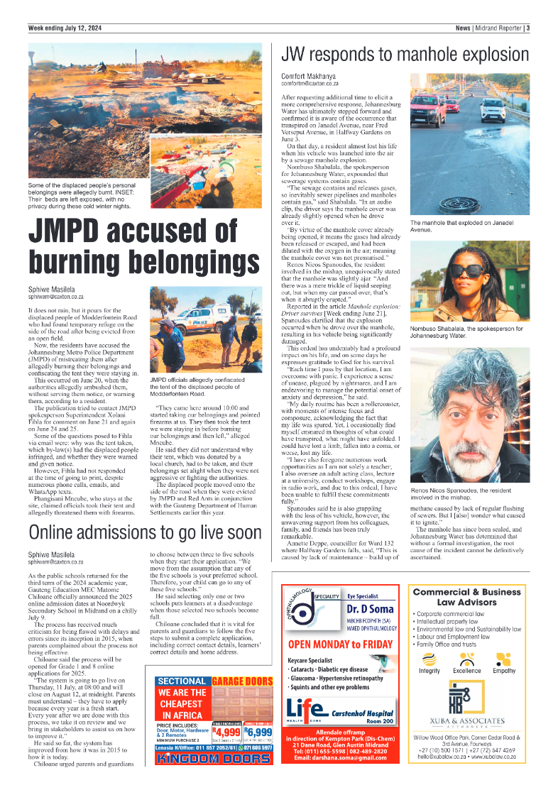 Midrand Reporter 12 July 2024 page 3