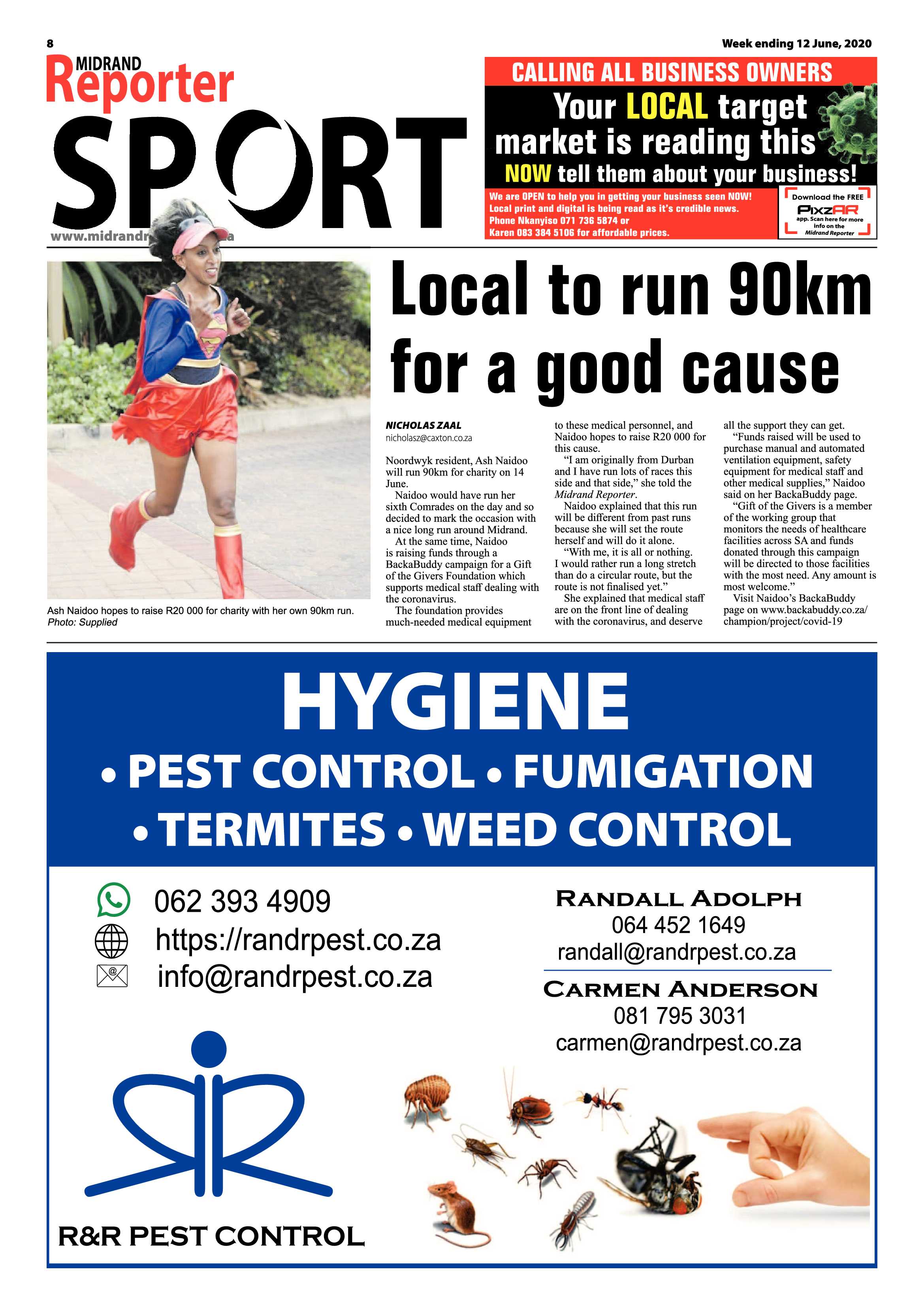 Midrand Reporter 12 June 2020 page 8