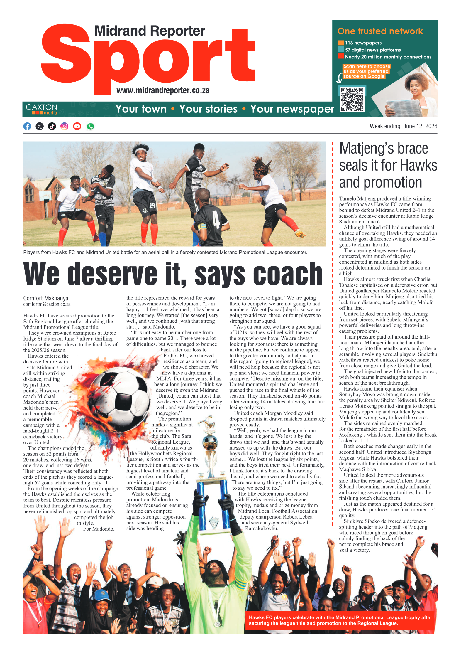 Midrand Reporter 12 June 2026 page 12