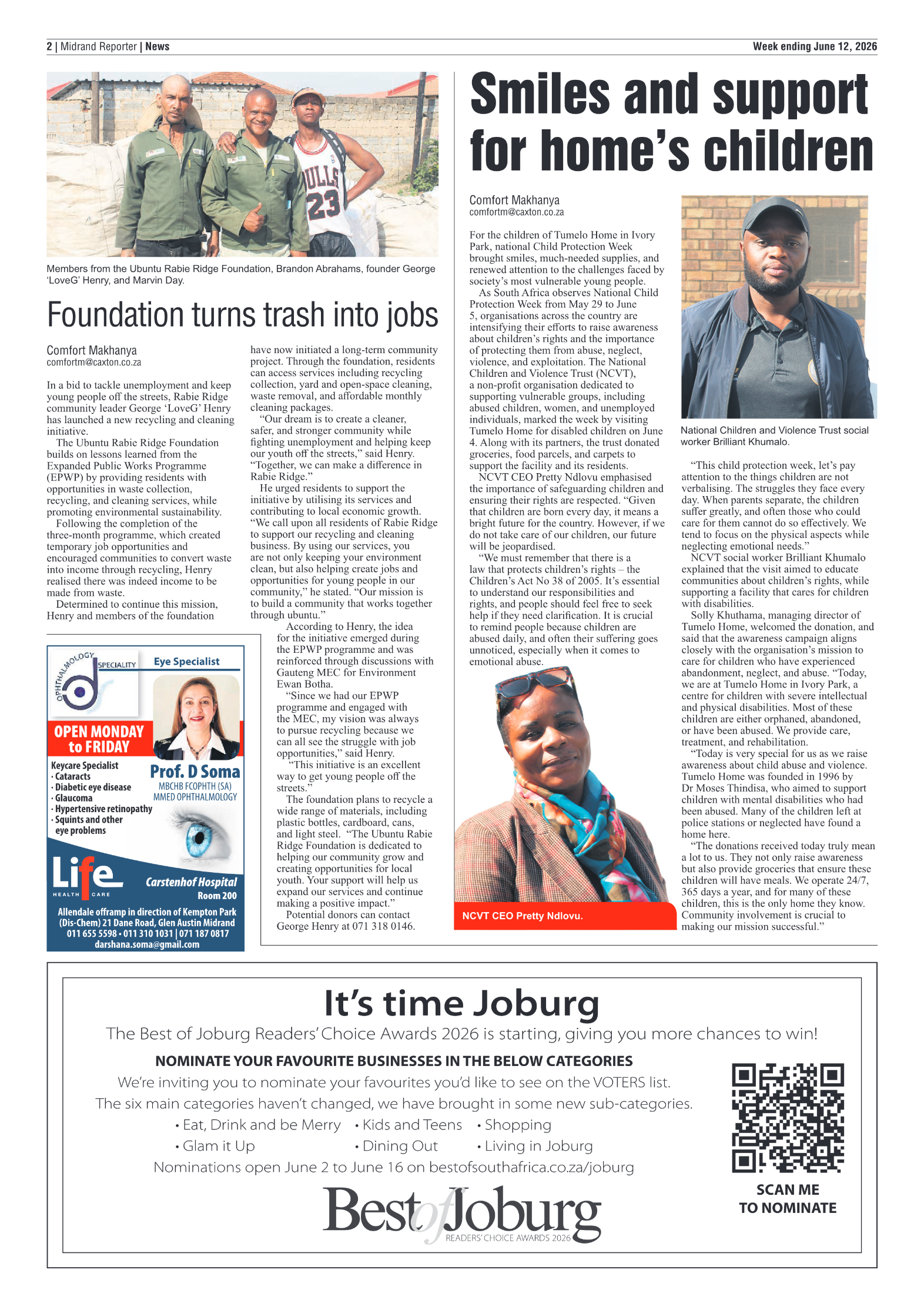 Midrand Reporter 12 June 2026 page 4