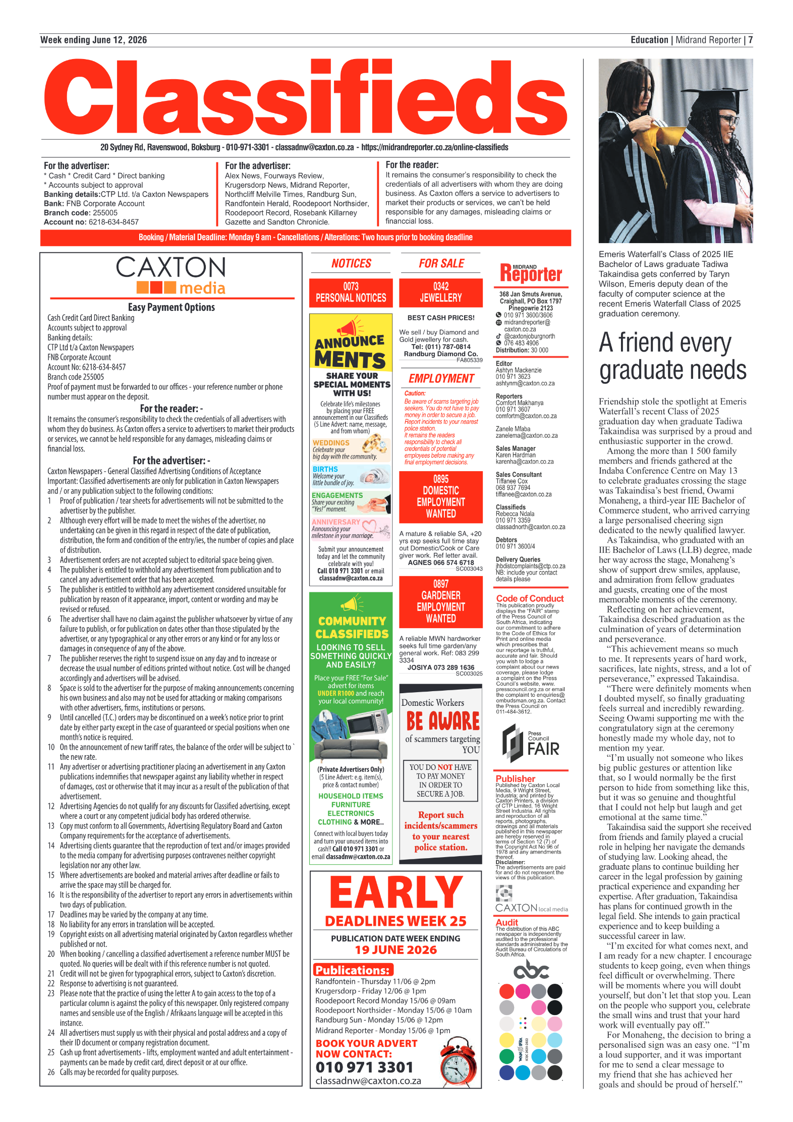 Midrand Reporter 12 June 2026 page 9