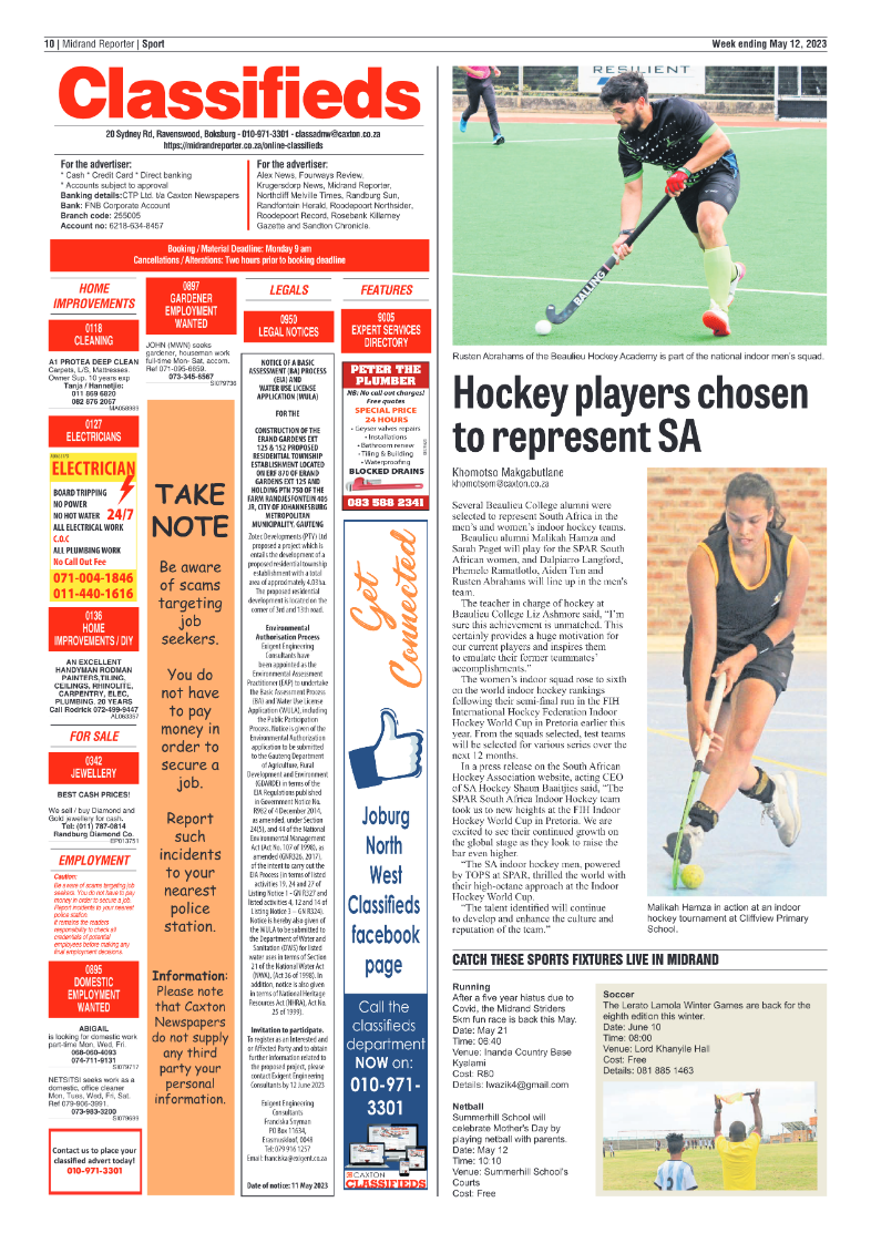 Midrand Reporter 12 May 2023 page 10