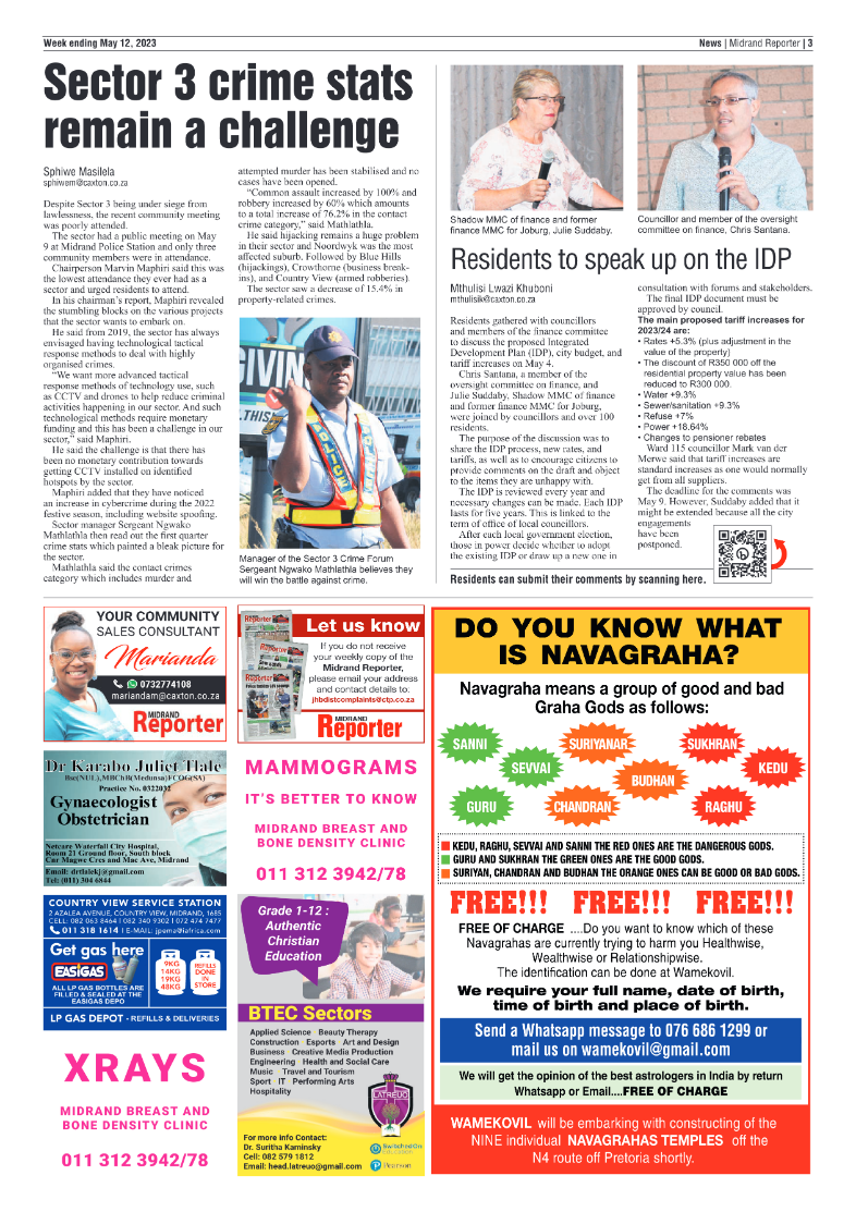 Midrand Reporter 12 May 2023 page 3