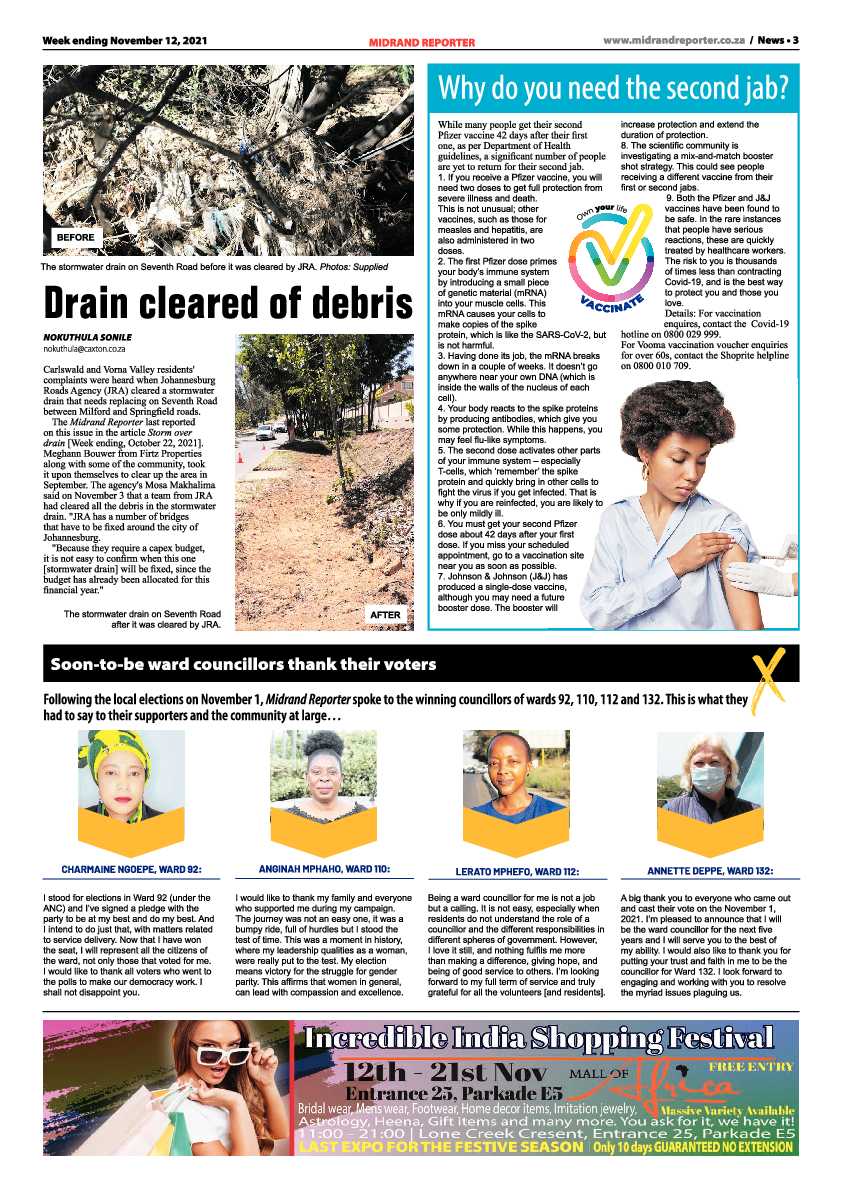 Midrand Reporter  12 November 2021 page 5