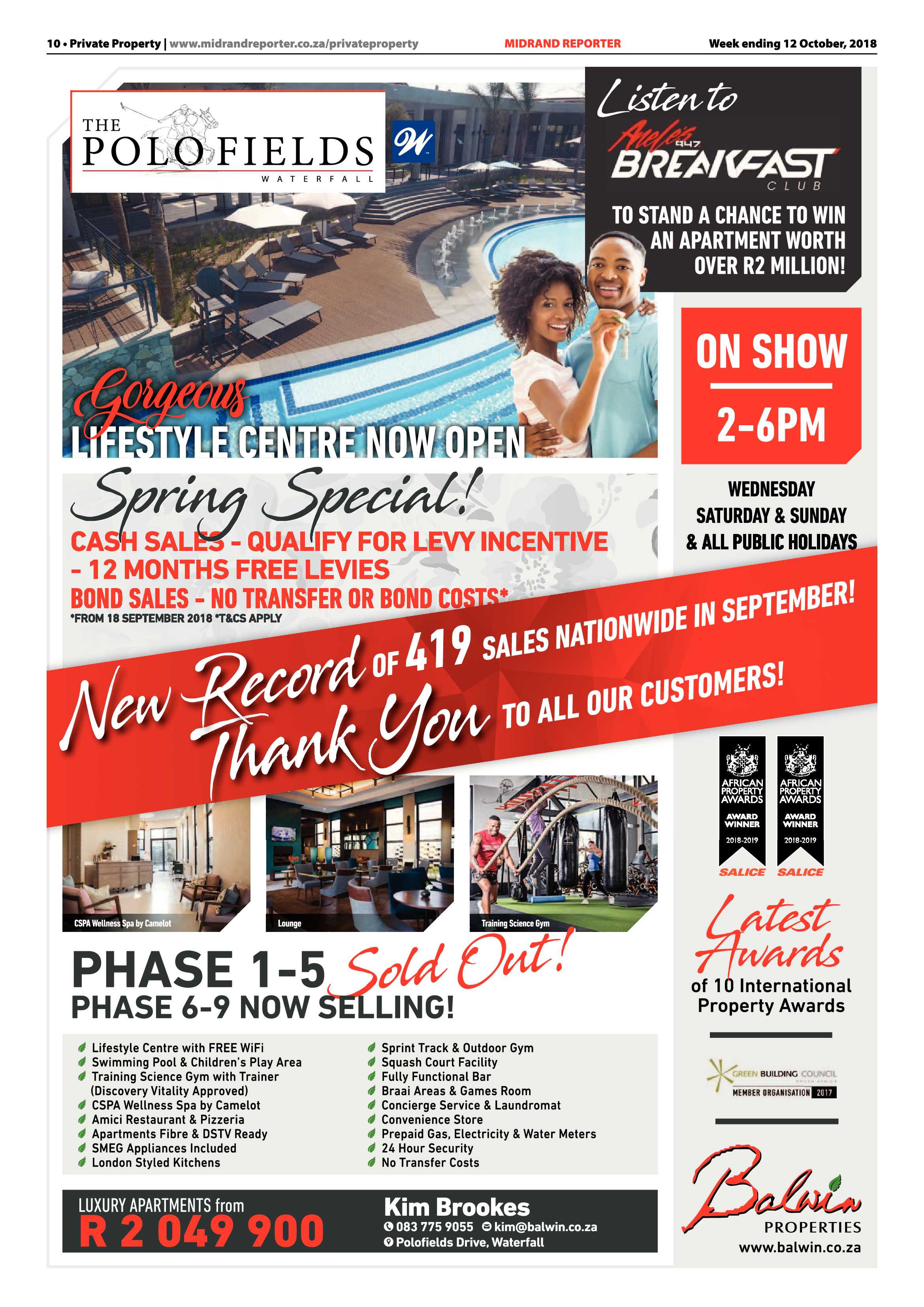 Midrand Reporter 12 October, 2018 page 10