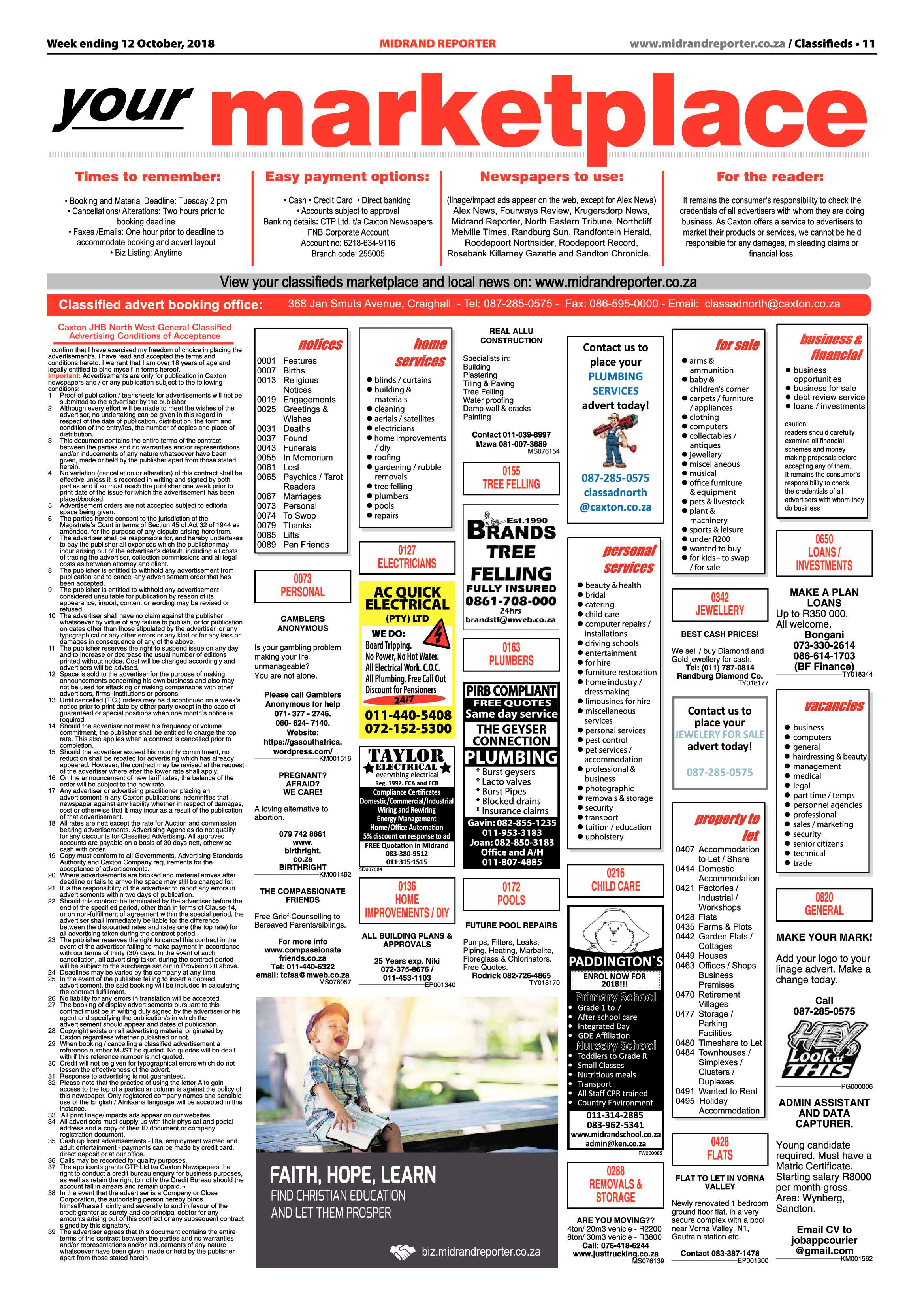 Midrand Reporter 12 October, 2018 page 11