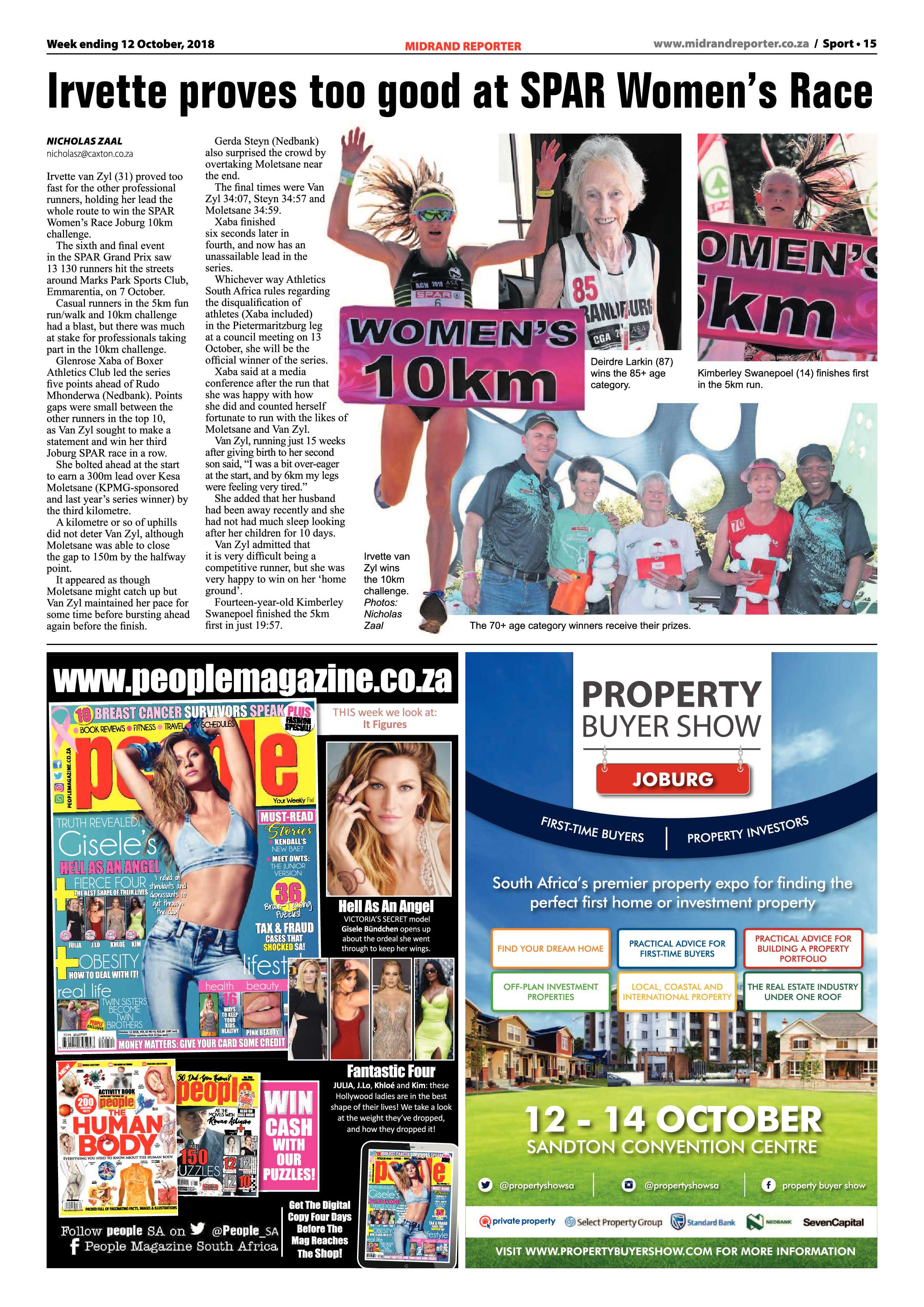 Midrand Reporter 12 October, 2018 page 15
