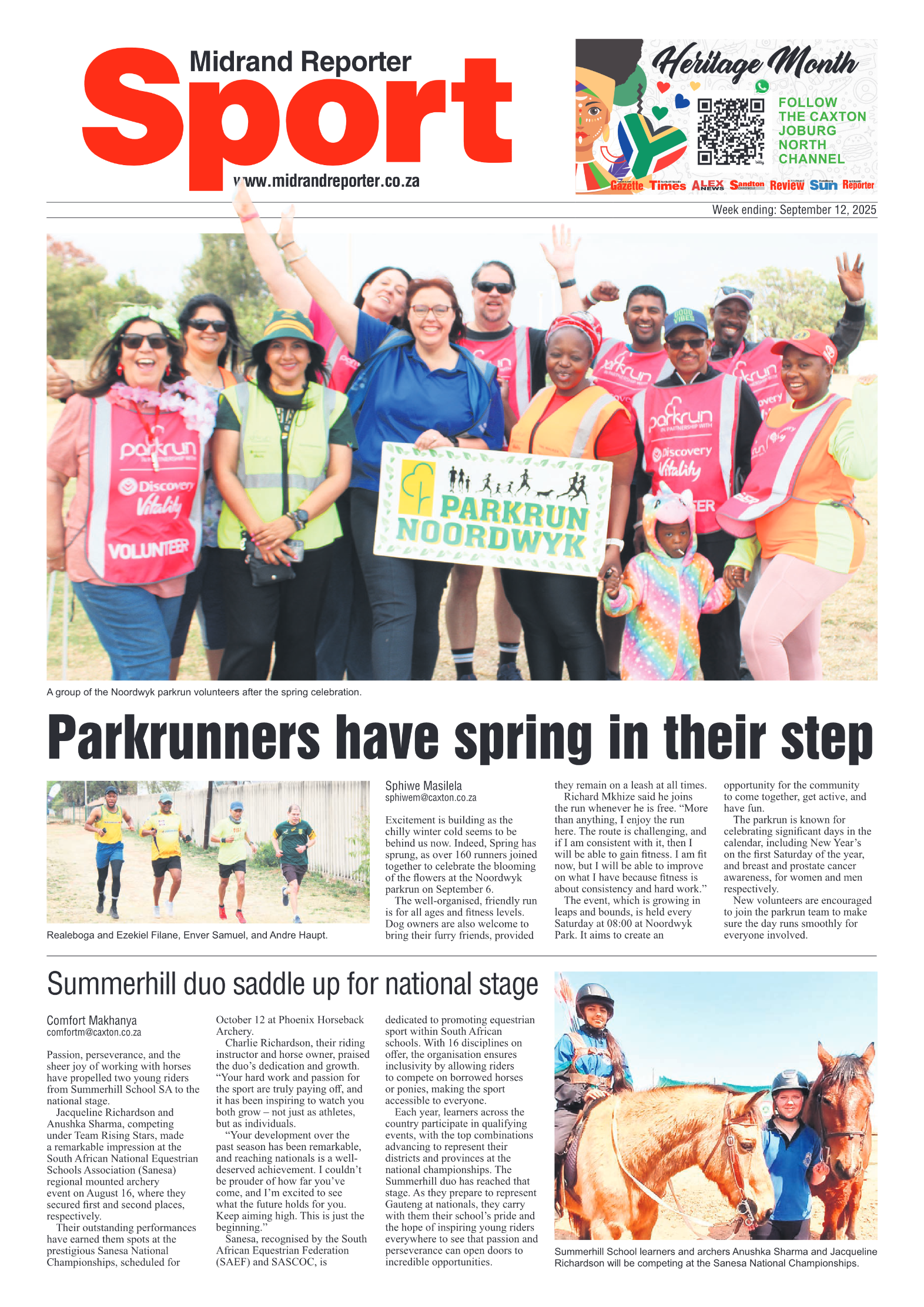 Midrand Reporter 12 September 2025 page 8