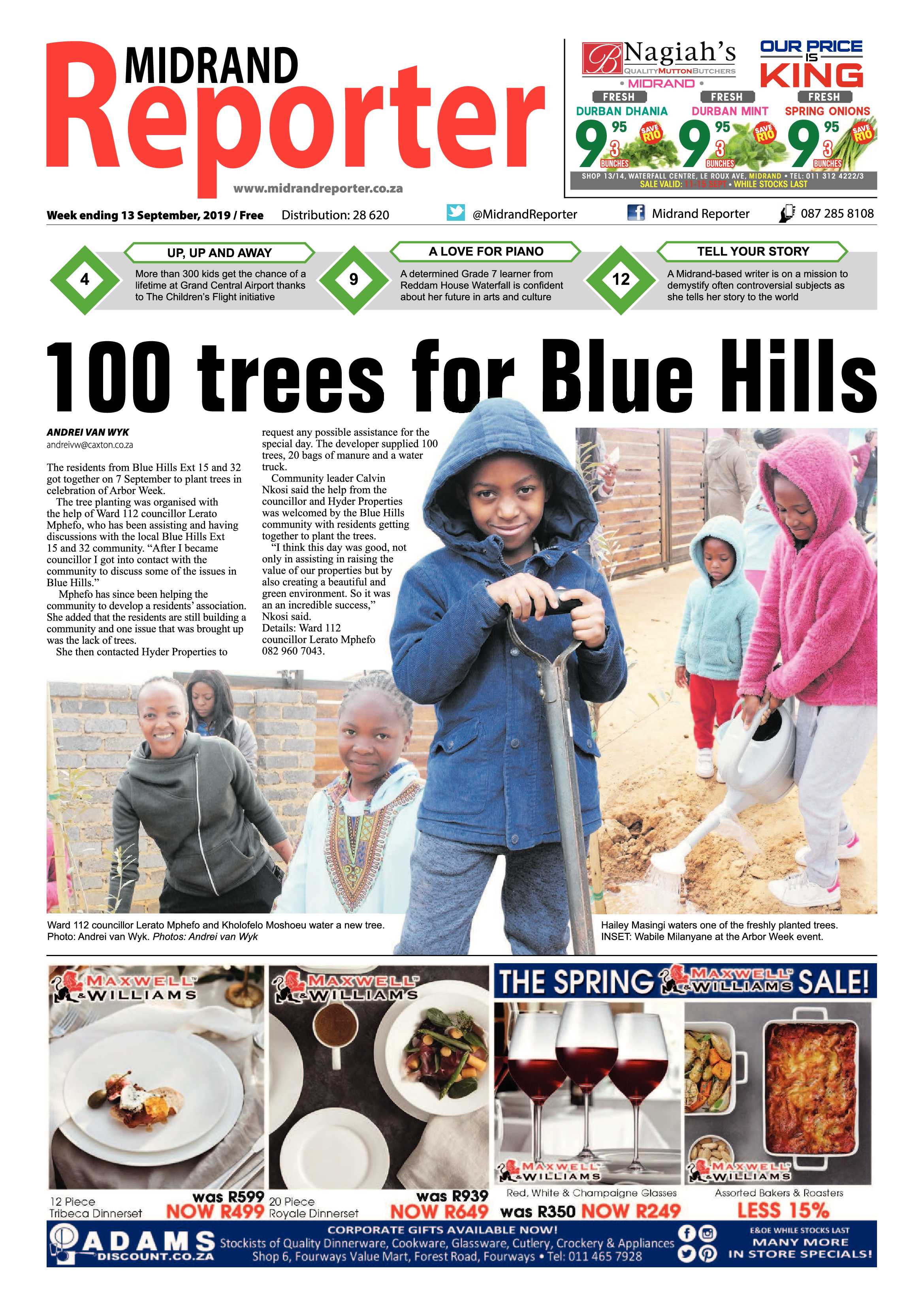 Midrand Reporter 12 September, 2019 page 1