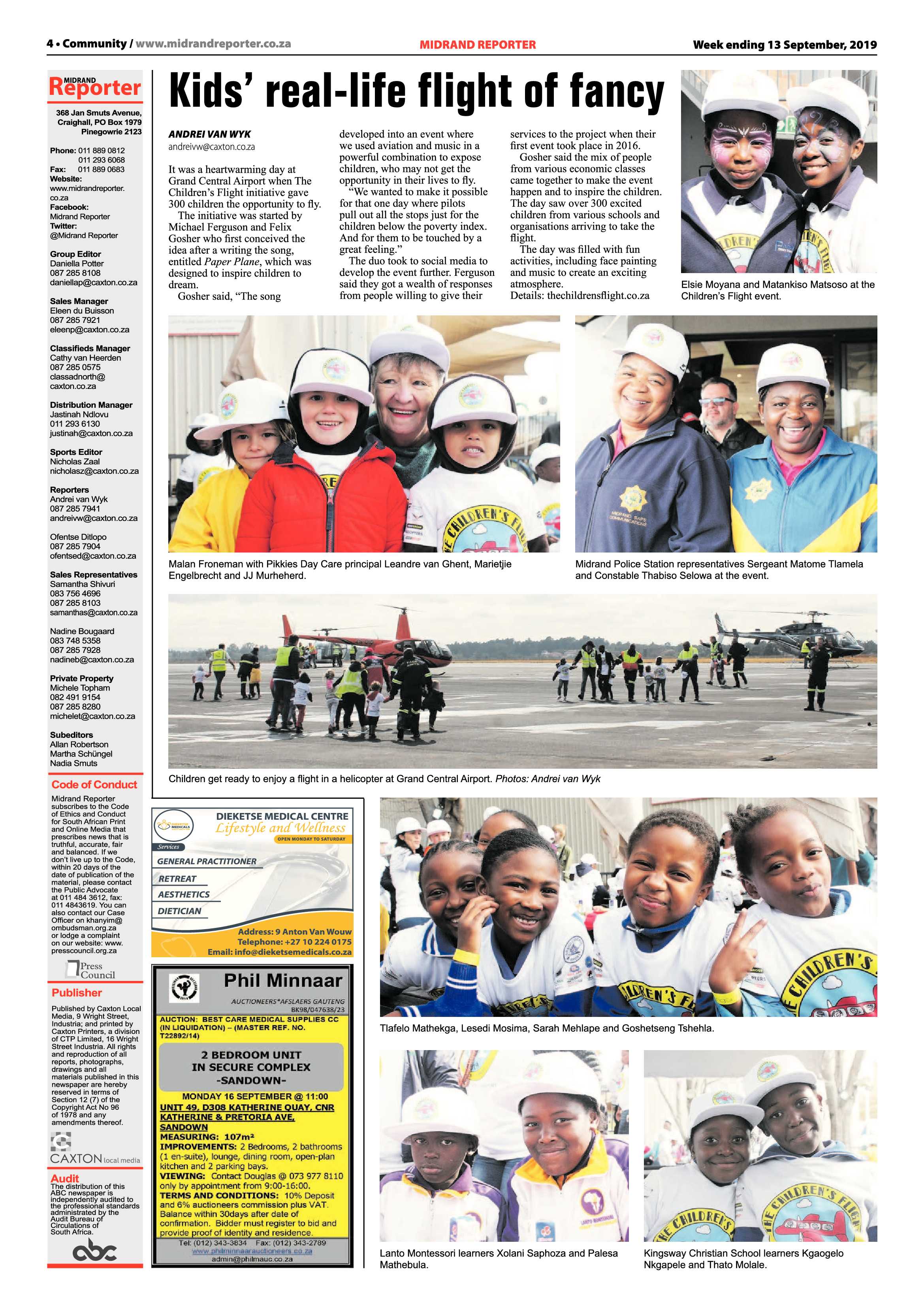 Midrand Reporter 12 September, 2019 page 4