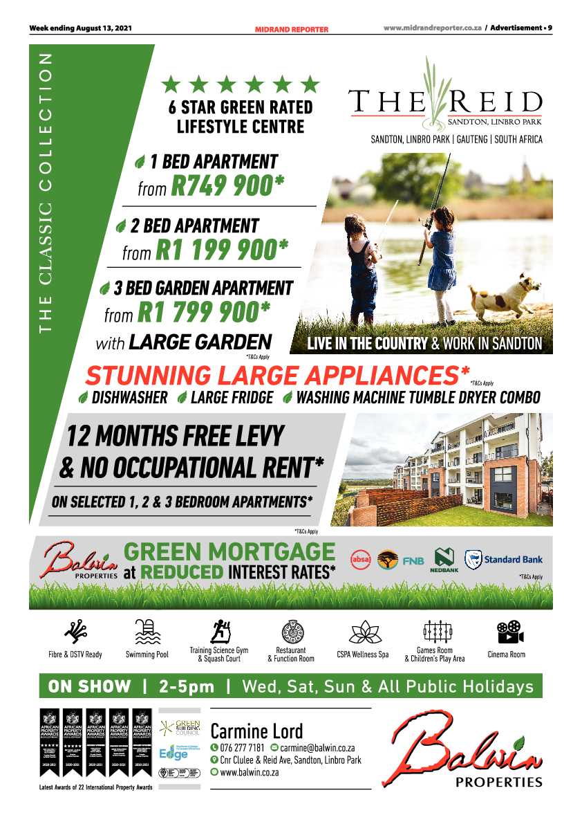 Midrand Reporter 13 August 2021 page 9