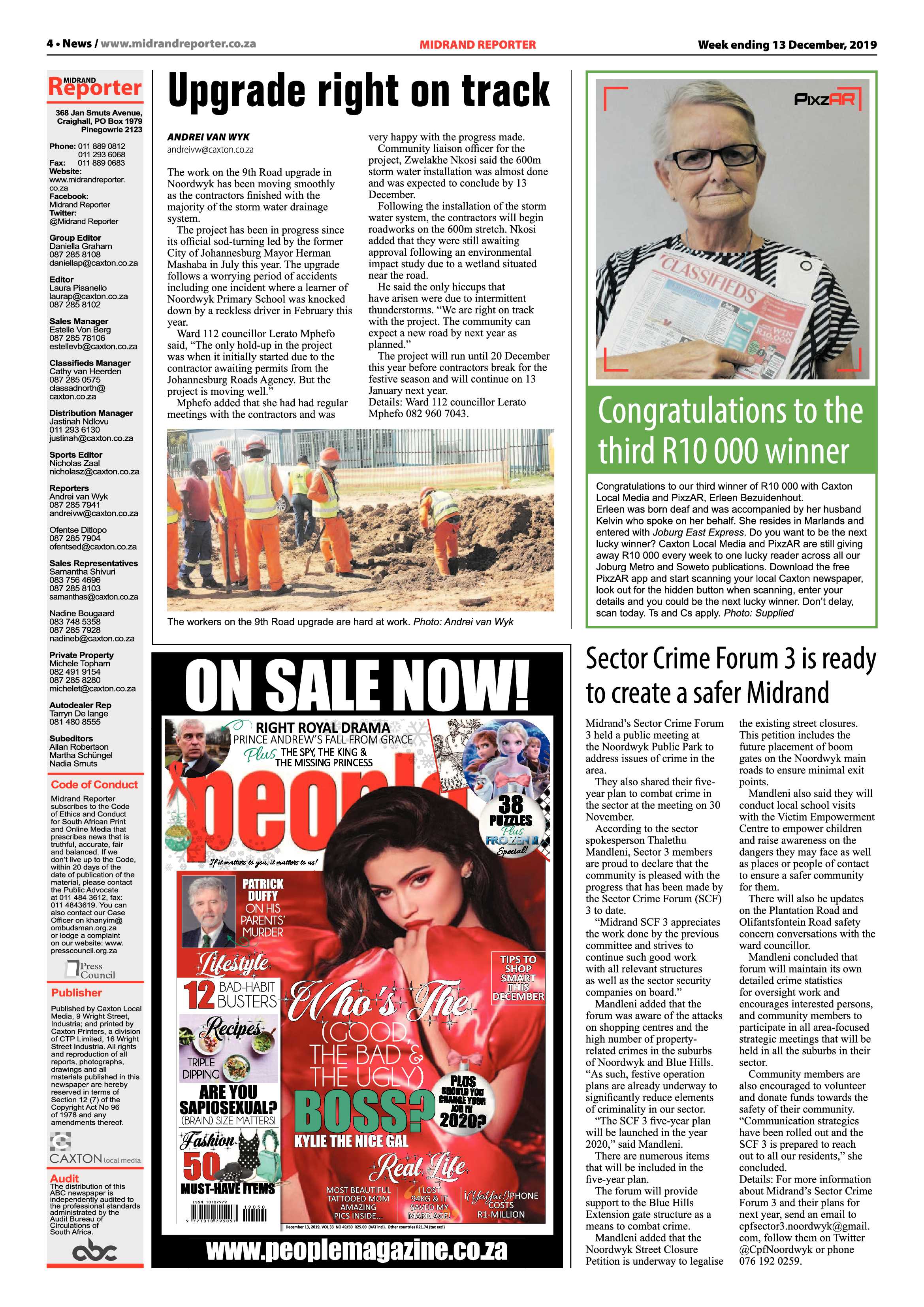 Midrand Reporter 13 December 2019 page 4