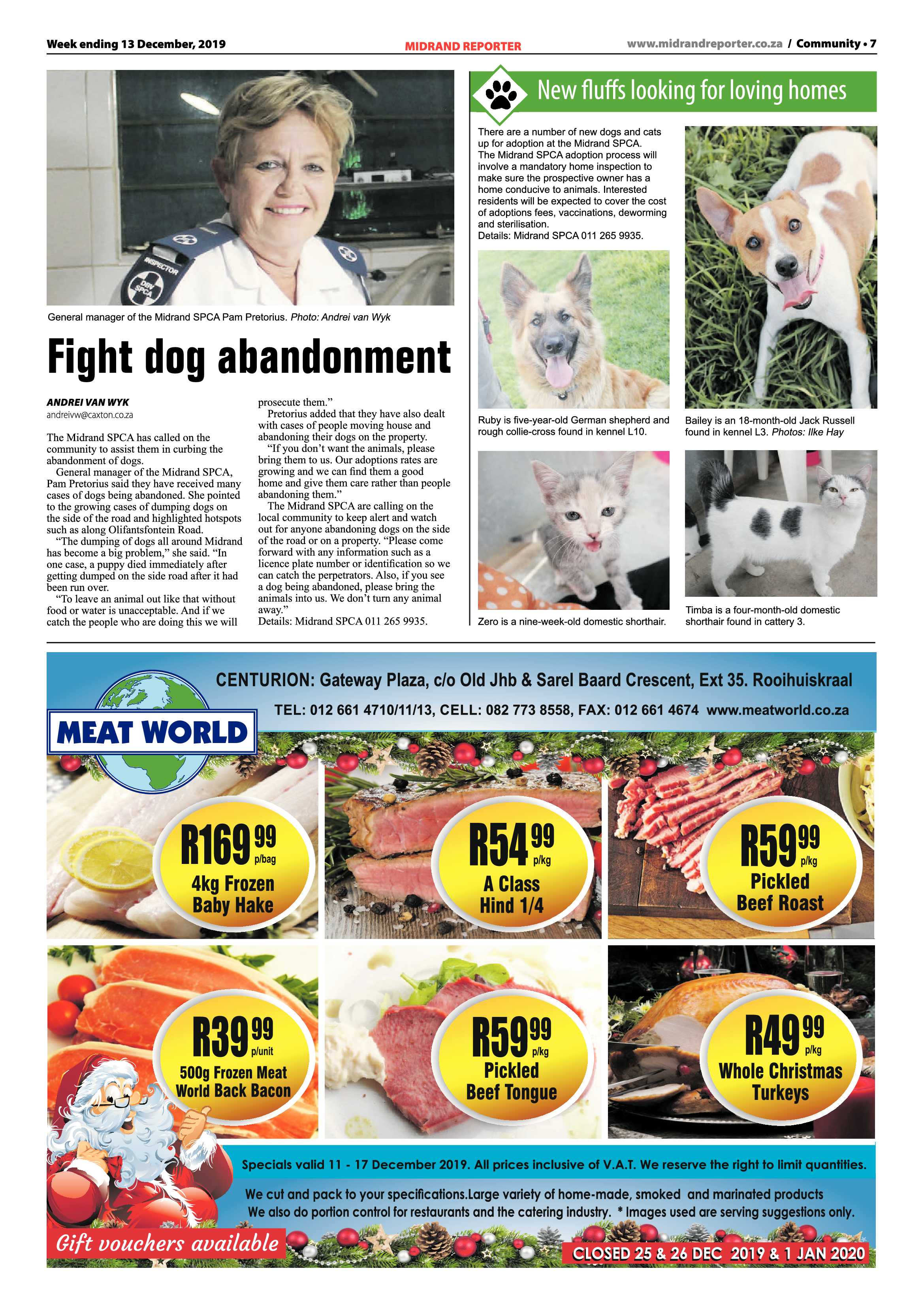 Midrand Reporter 13 December 2019 page 7