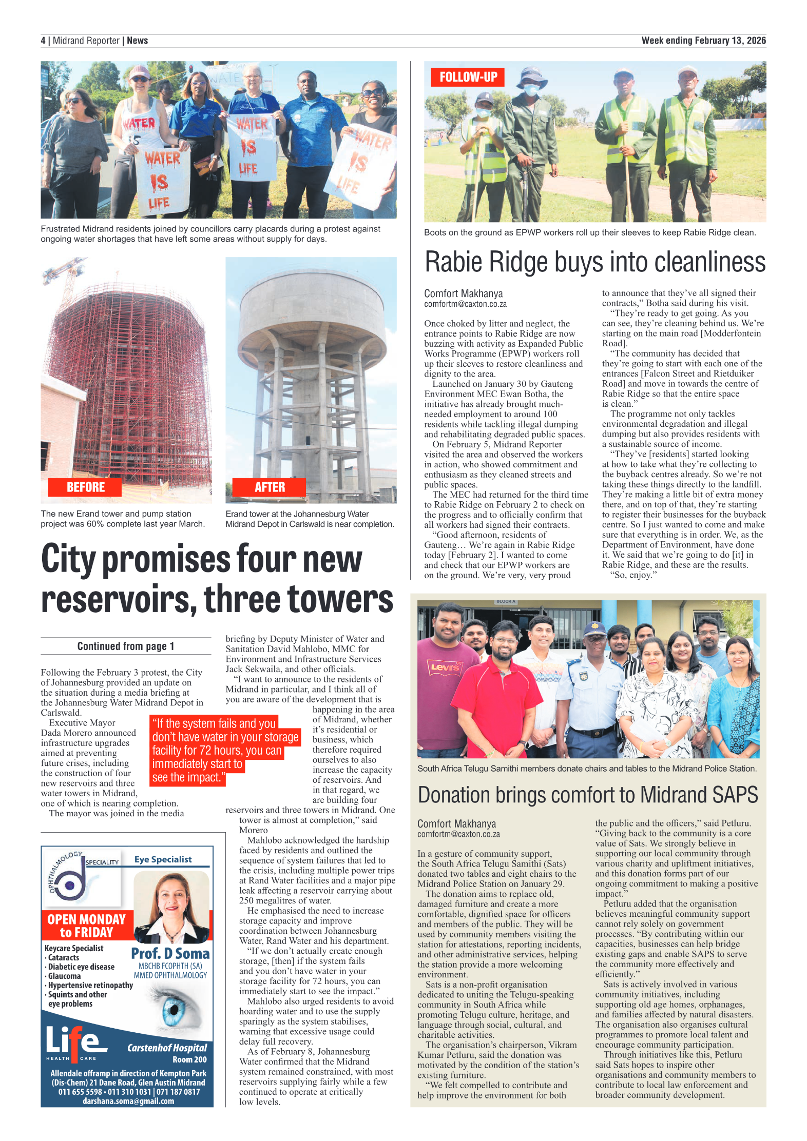 Midrand Reporter 13 February 2026 page 6