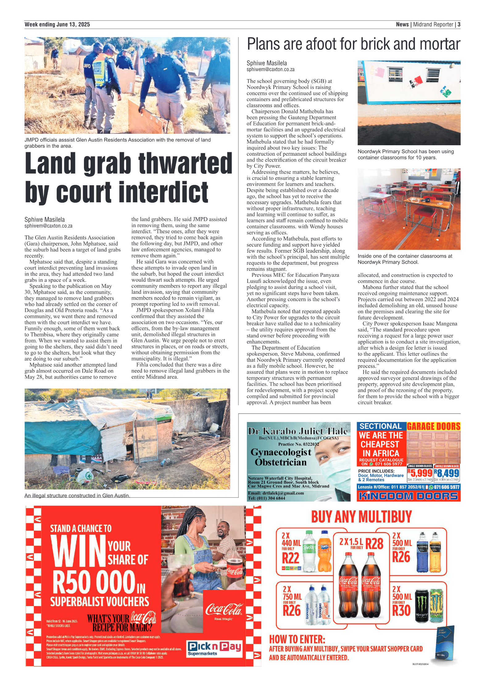 Midrand Reporter 13 June 2025 page 5
