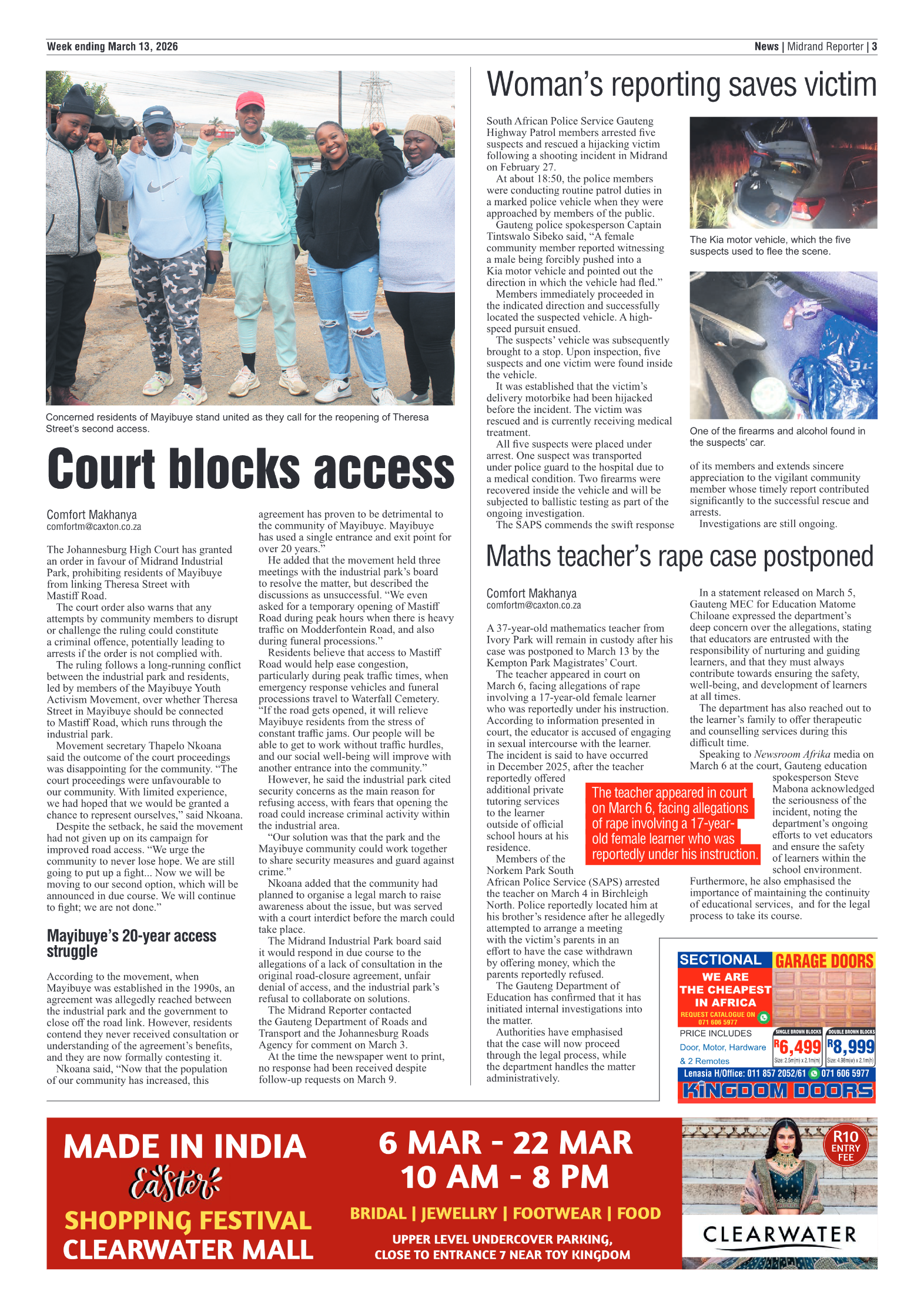 Midrand Reporter 13 March 2026 page 5