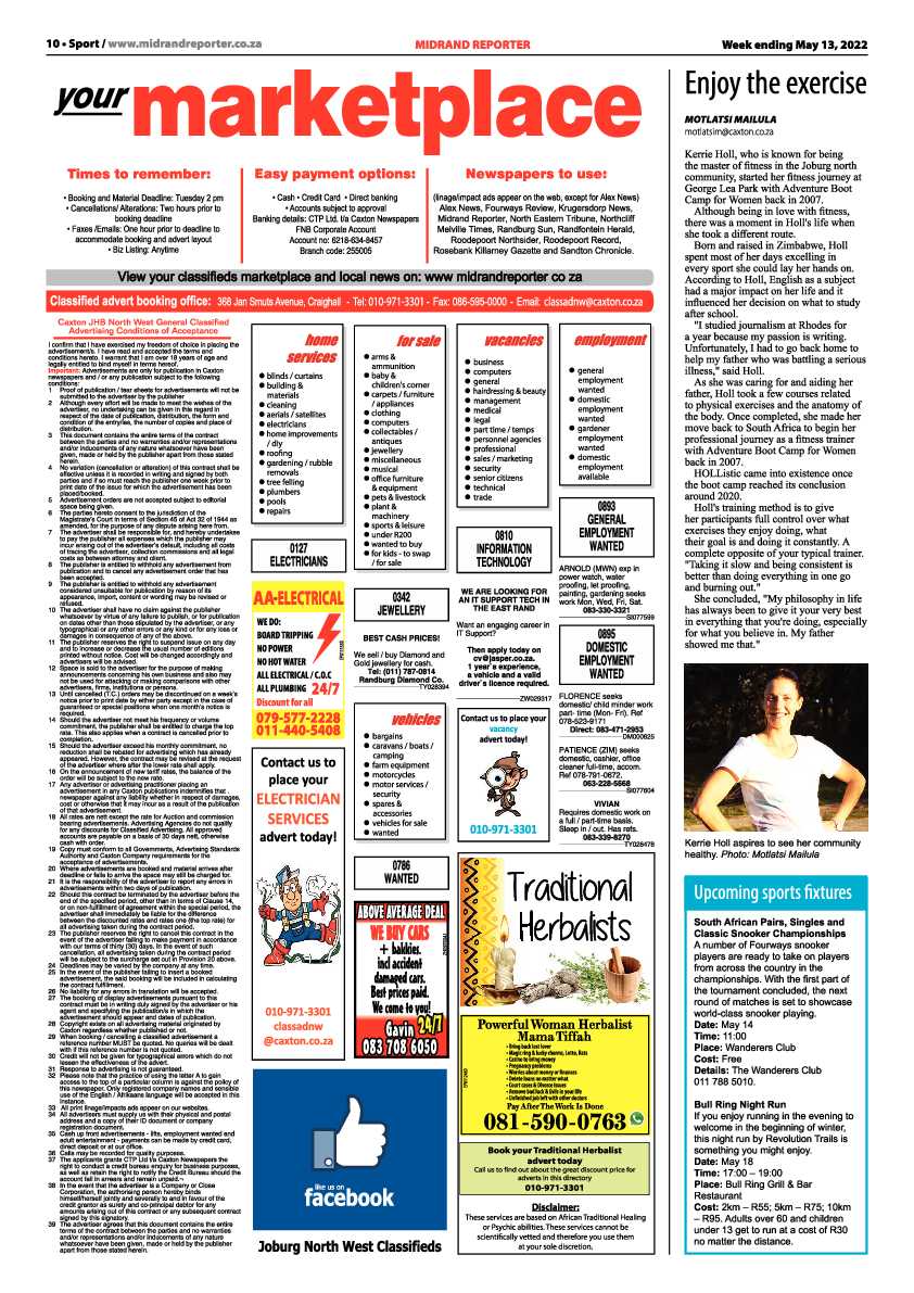 Midrand Reporter 13 May 2022 page 10