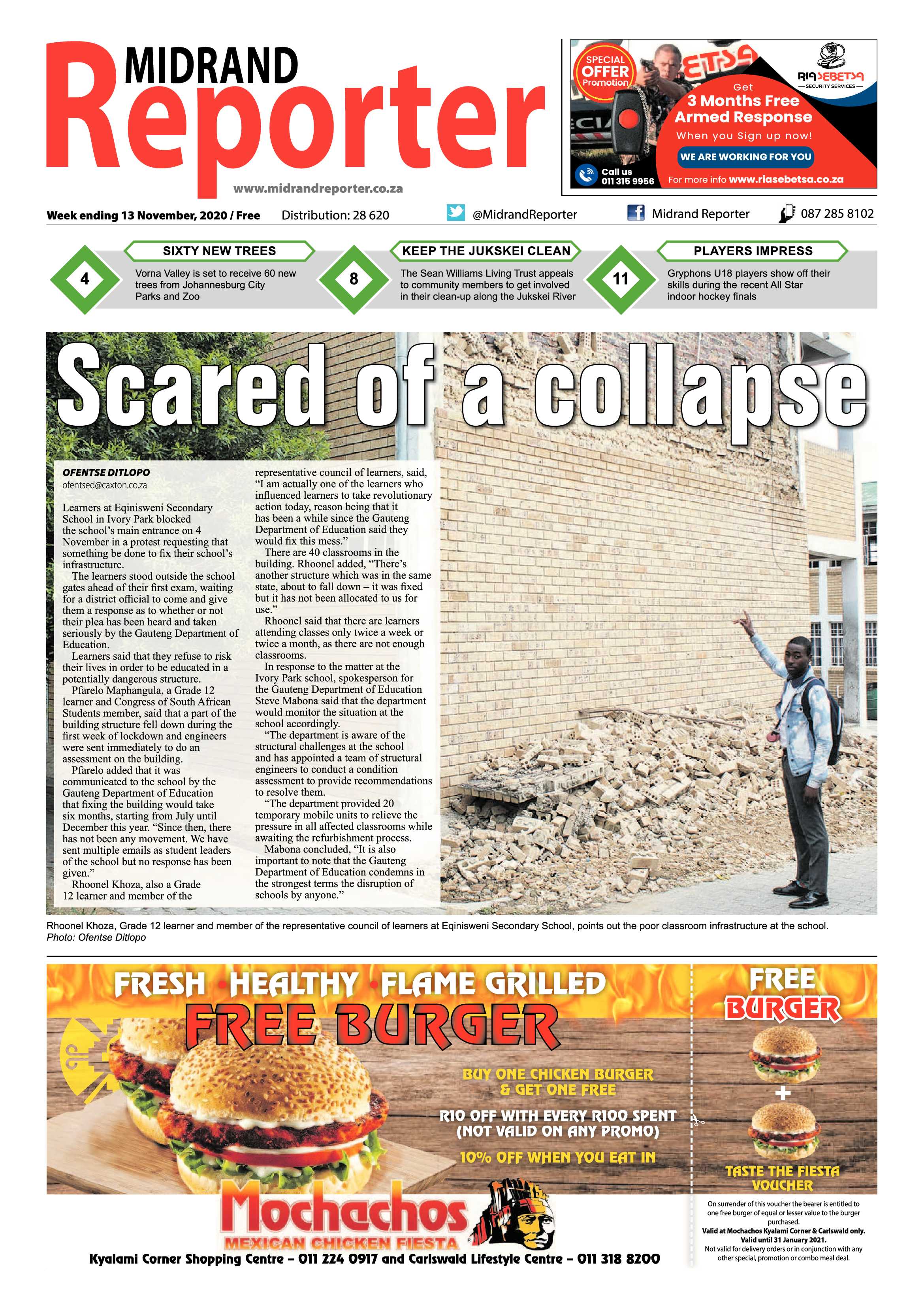 Midrand Reporter 13 November 2020 page 1